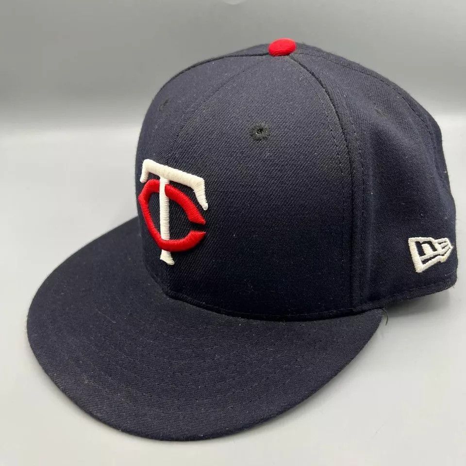 New Era Minnesota Twins Hat Men 7 1/2 59Fifty New Era Fitted Cap Size ONE SIZE - 2 Thumbnail