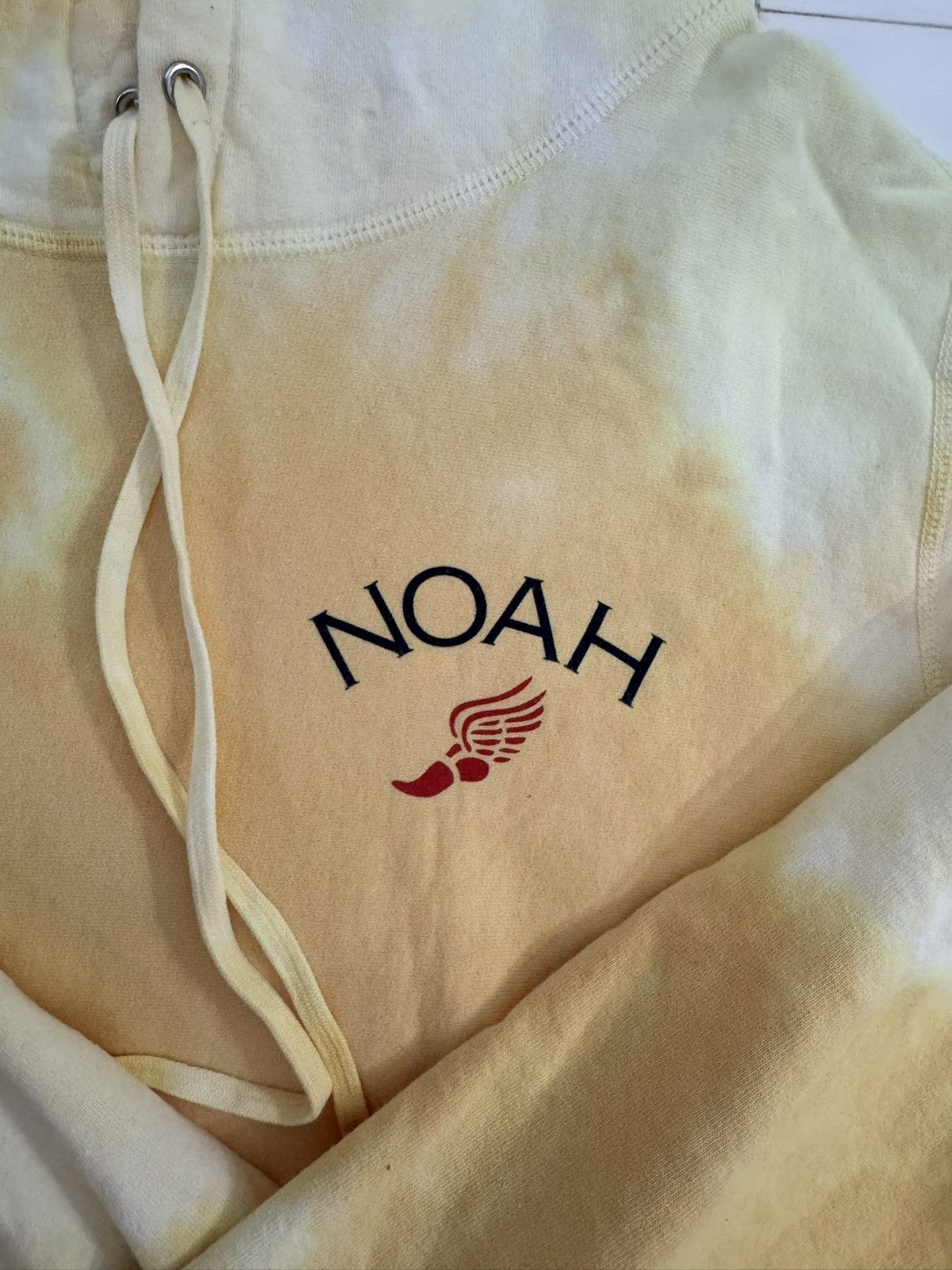 Noah Noah winged foot logo tie die hoodie - Yellow Size US XL / EU 56 / 4 - 3 Thumbnail