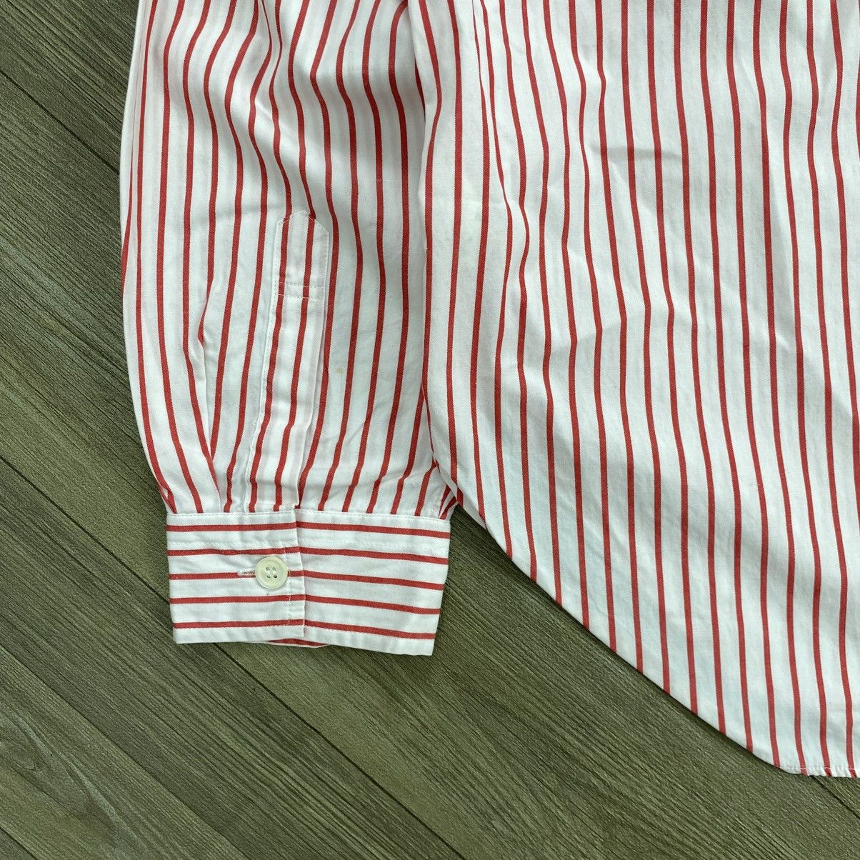 Issey Miyake Vintage Issey Miyake Hai Sporting Gear Striped Long Shirt Size US M / EU 48-50 / 2 - 8 Thumbnail