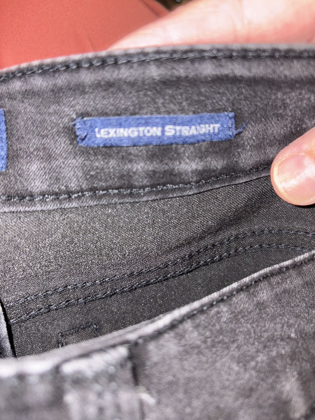 Charter Club Black Denim straight leg jeans in size 16 short Size 38" / US 16 / IT 52 - 6 Thumbnail