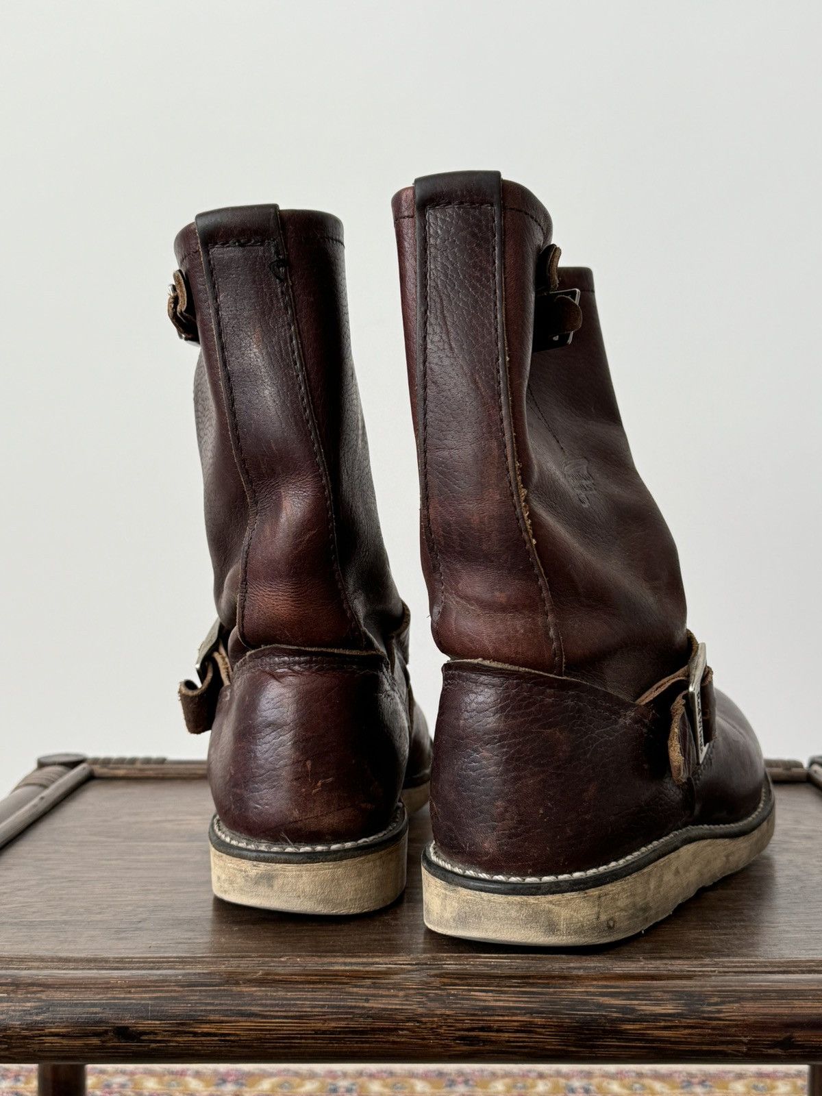 Red Wing Red Wing 2970 USA Women’s Engineer Burgundy Leather Boots Size US 5.5 / IT 35.5 - 5 Thumbnail