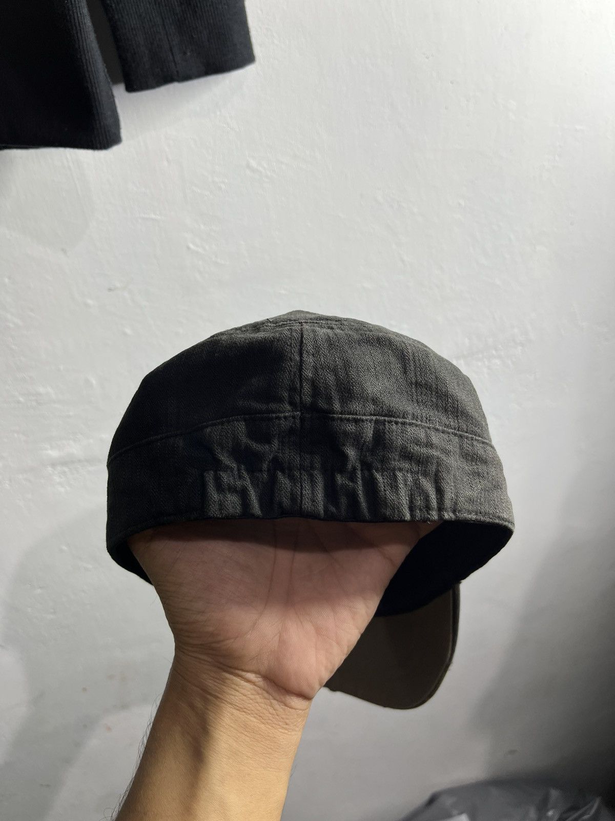Le Grande Bleu (L.G.B.) Vintage unknwn vkei skull distressed comando hat Size ONE SIZE - 3 Thumbnail