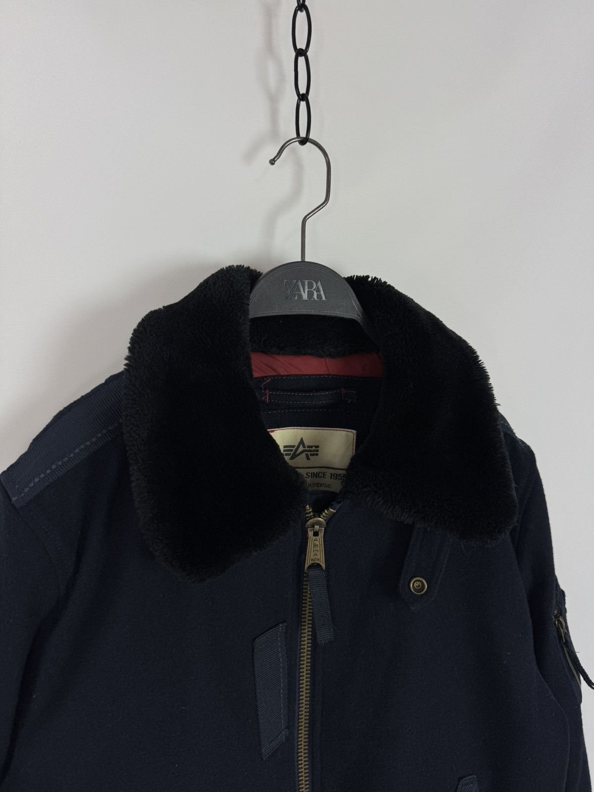 Alpha Industries Alpha Industries Wool Winter Navy Bomber Size US M / EU 48-50 / 2 - 6 Thumbnail