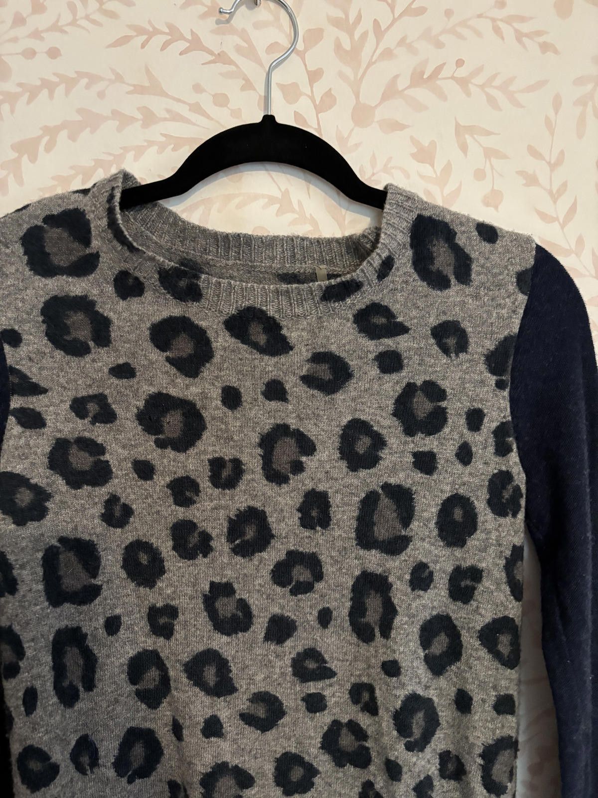 Designer Gossip Girl Rebecca Taylor leopard print sweater S Cashmere Size S / US 4 / IT 40 - 4 Thumbnail