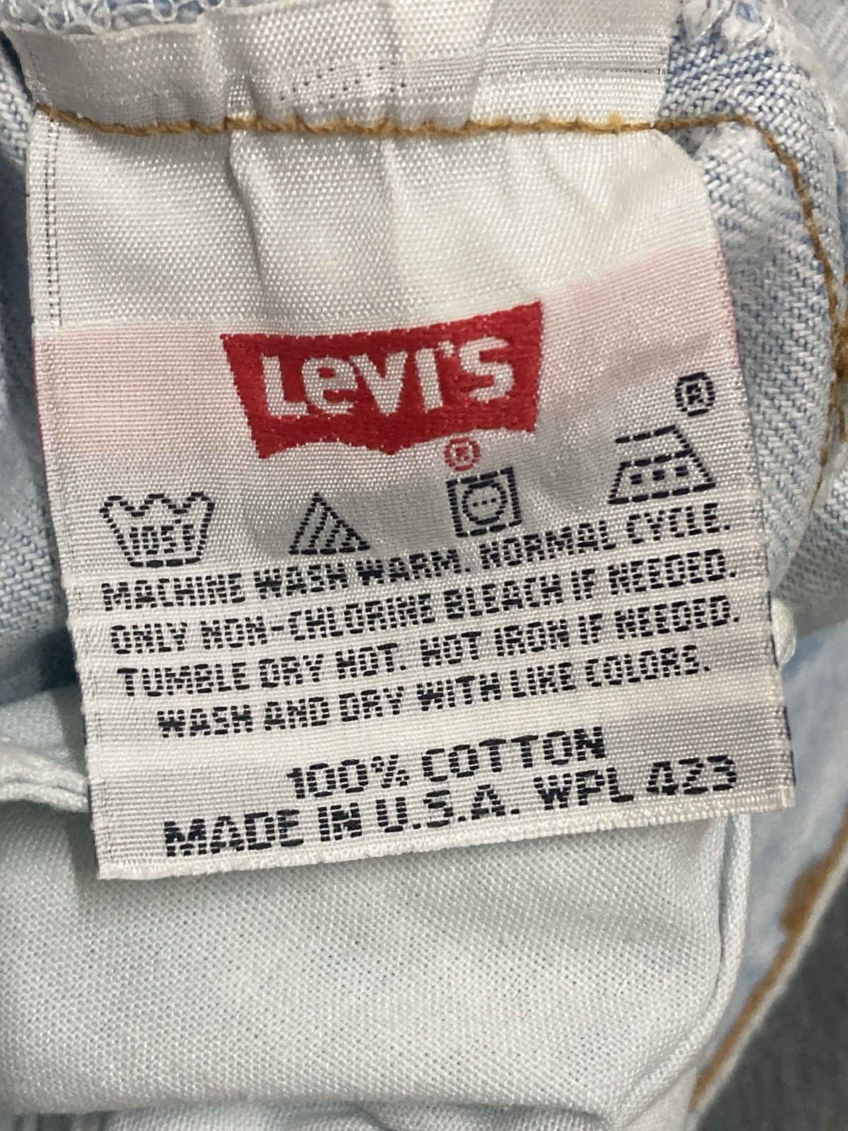 Levi's Vintage 90’s Levis 501 jeans Made in USA Size US 32 / EU 48 - 5 Thumbnail