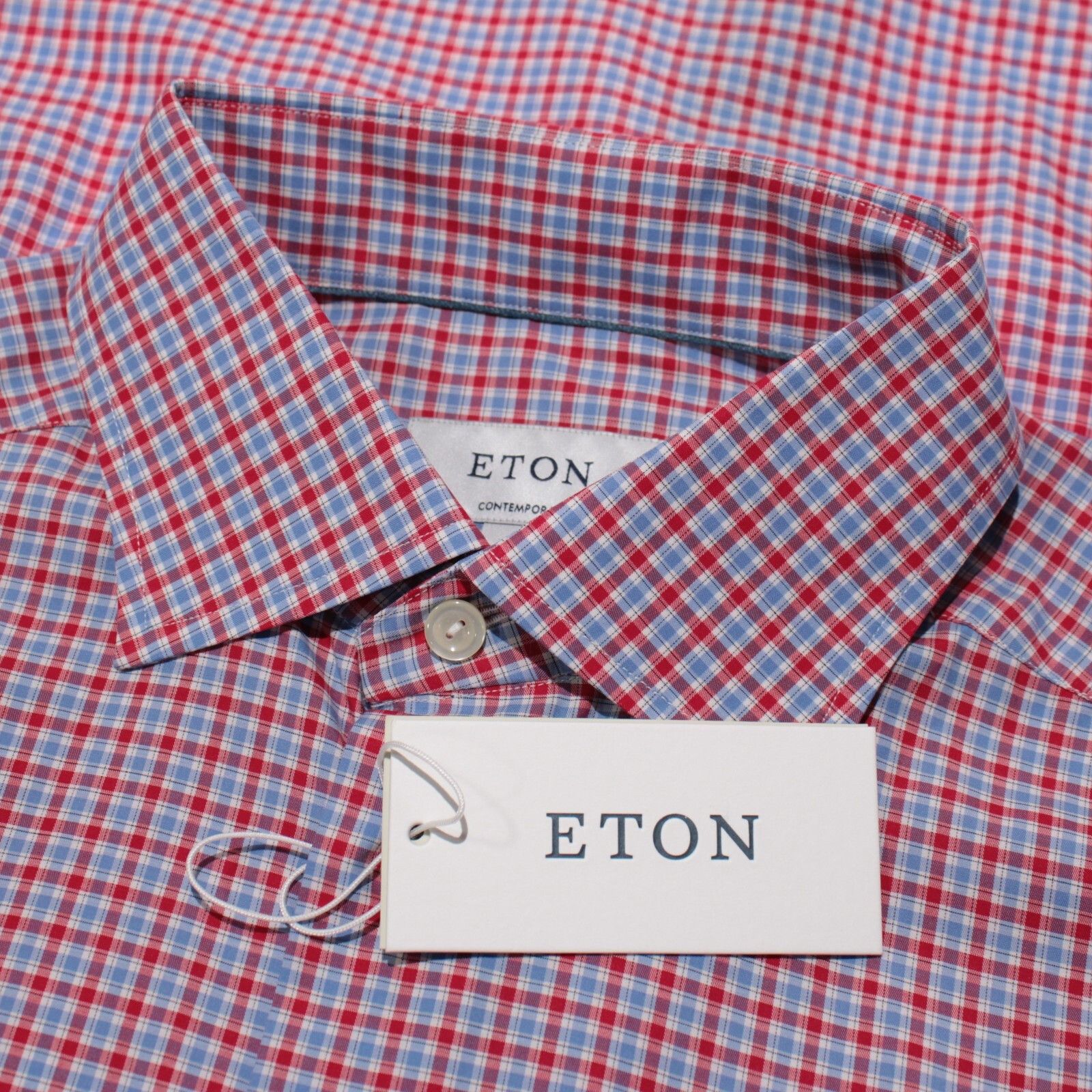 Eton Eton New with tags Shirt Size L US In Red Size US L / EU 52-54 / 3 - 1 Thumbnail