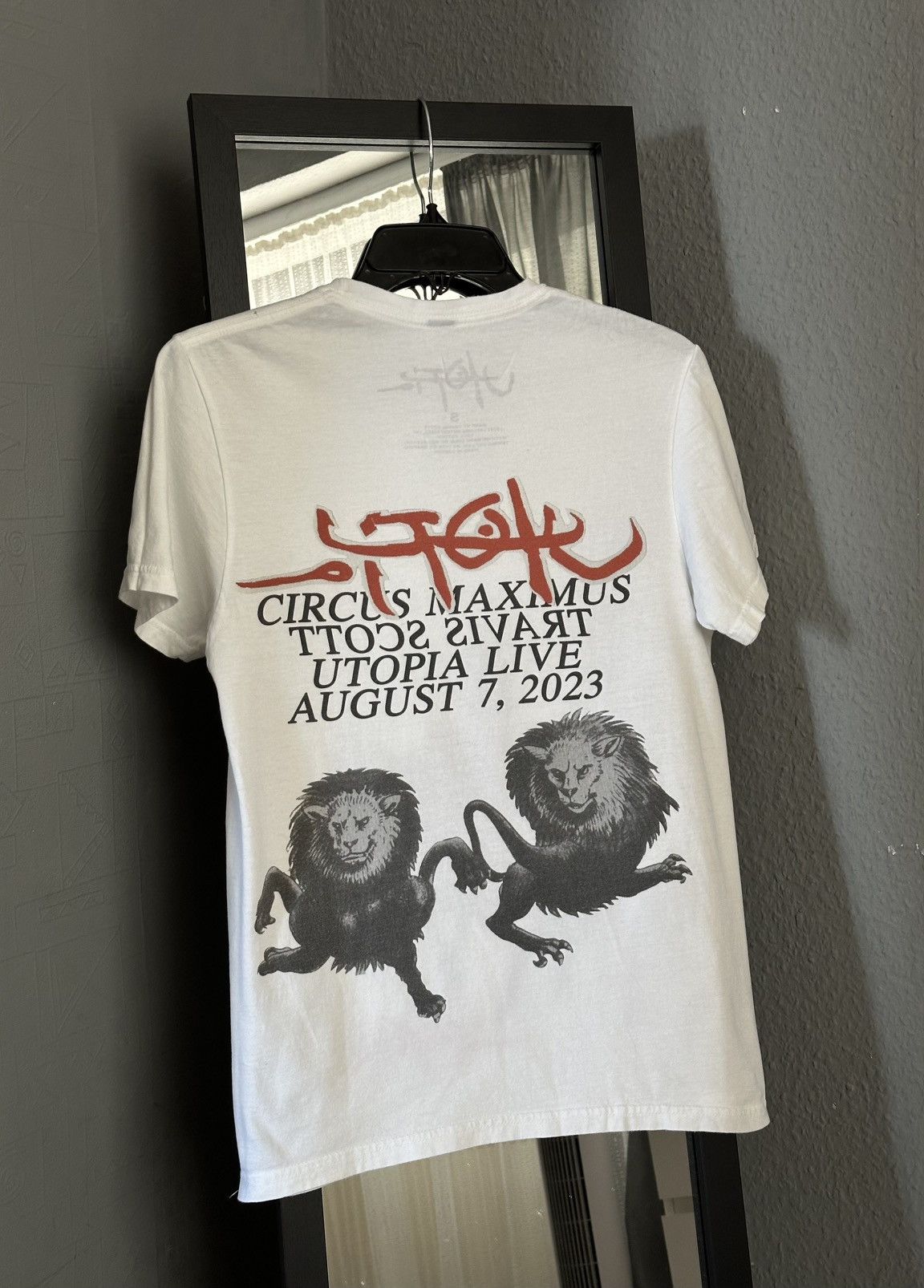 Travis Scott 🔥Travis Scott Utopia Circus Maximum 2023 Tee Size US S / EU 44-46 / 1 - 3 Thumbnail
