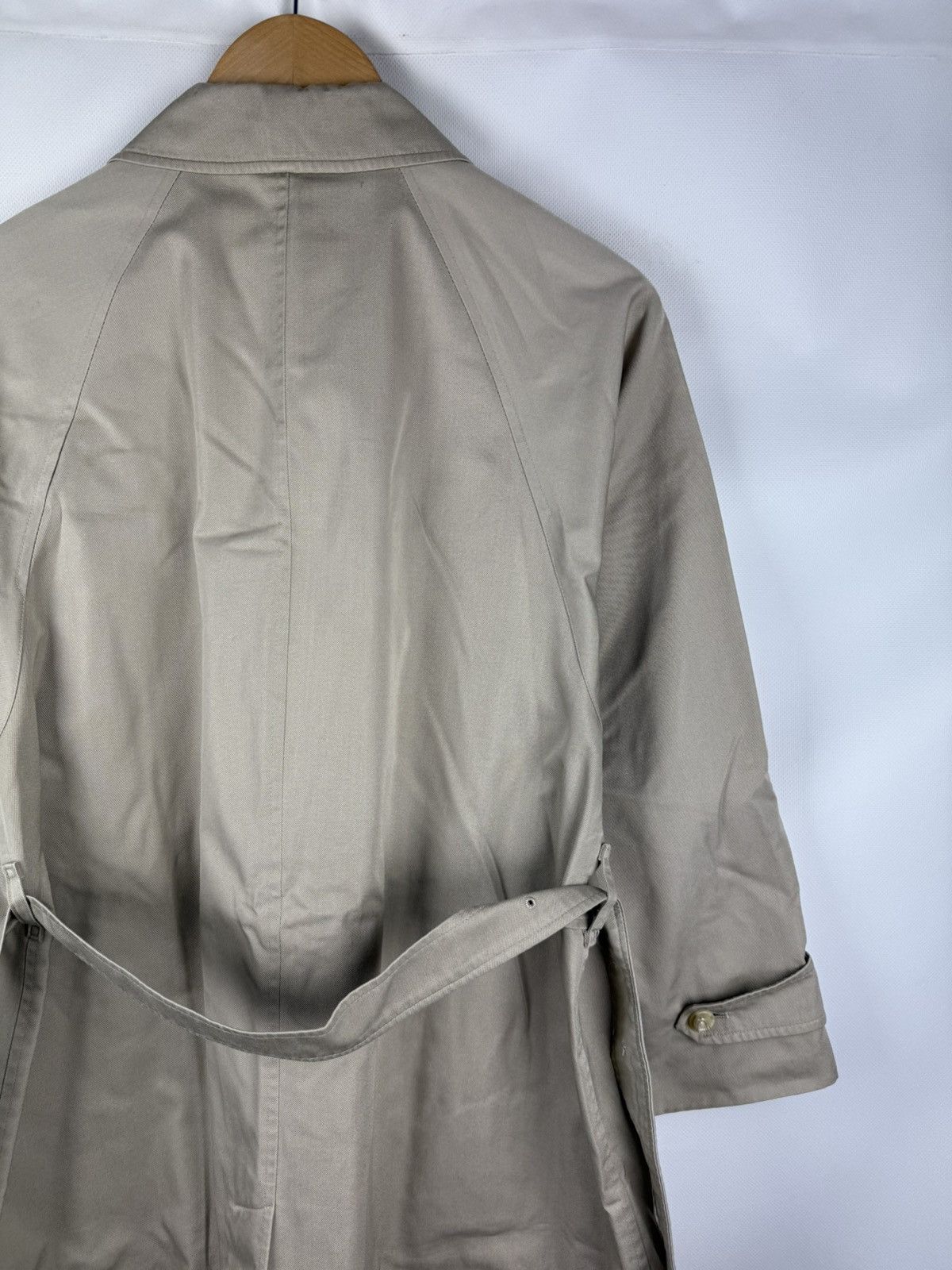 Burberry Burberrys Vintage Nova Check Lined Belted Trench Coat Jacket Size M / US 6-8 / IT 42-44 - 14 Thumbnail