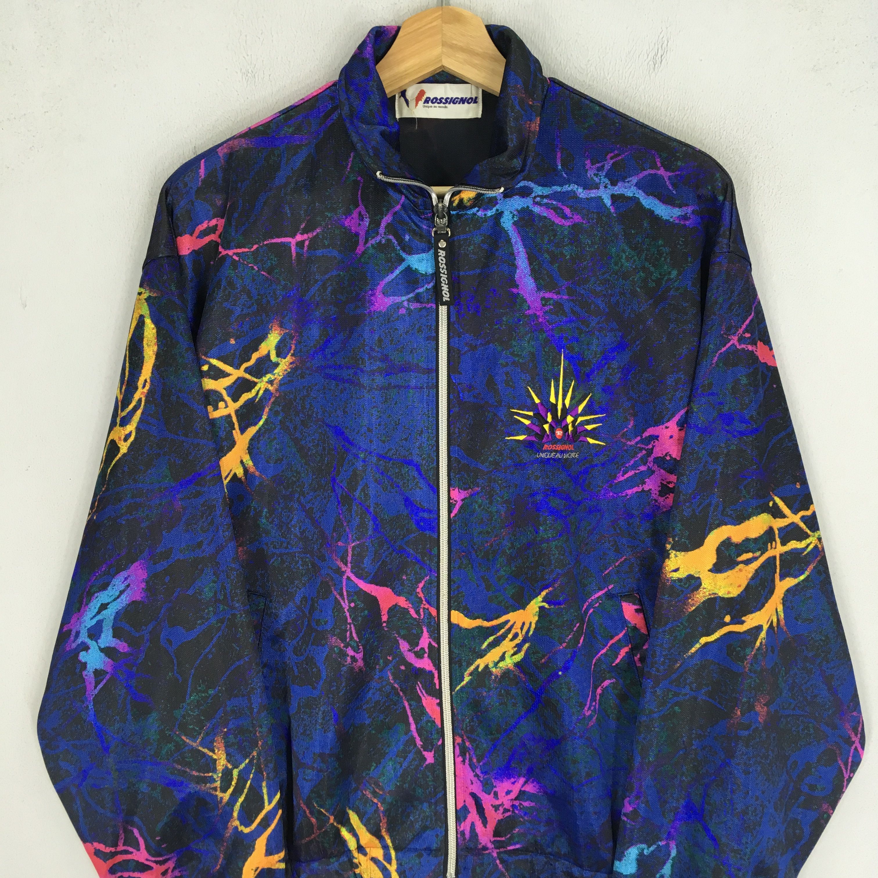 Rossignol Vintage 90s Rossignol Ski Racing Team Motorsport Race Wear Size US L / EU 52-54 / 3 - 3 Thumbnail