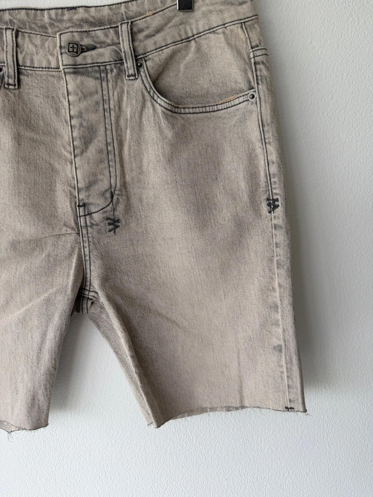 Ksubi new Ksubi mens denim shorts chopper short pluto moon grey 32 Size US 32 / EU 48 - 3 Thumbnail
