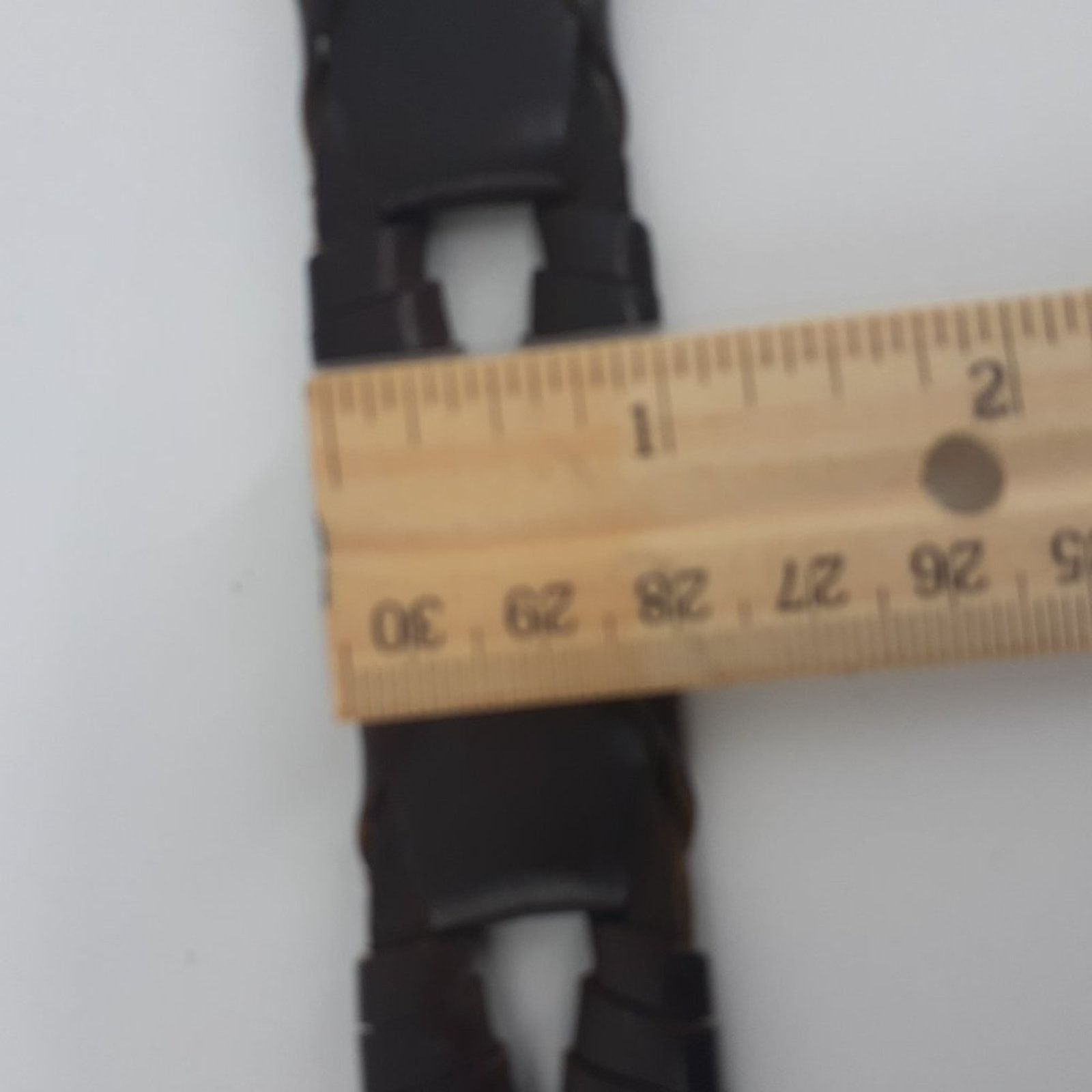 Fossil Fossil Men's Genuine Leather Links Gold Tone Buckle Brass Size ONE SIZE - 4 Thumbnail