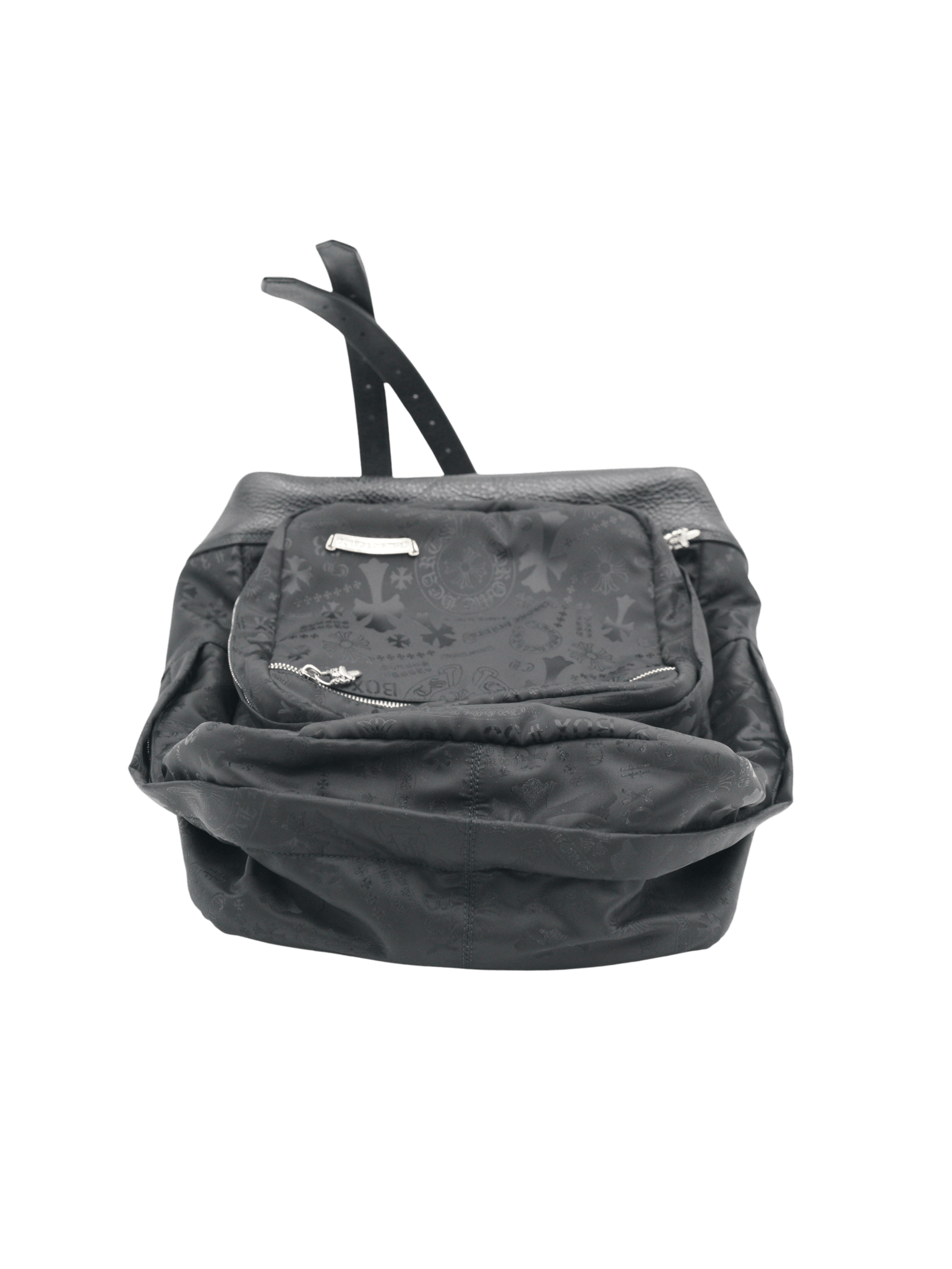 Chrome Hearts Chrome Hearts Nylon Tonal Monogram Cross Backpack Size ONE SIZE - 4 Thumbnail