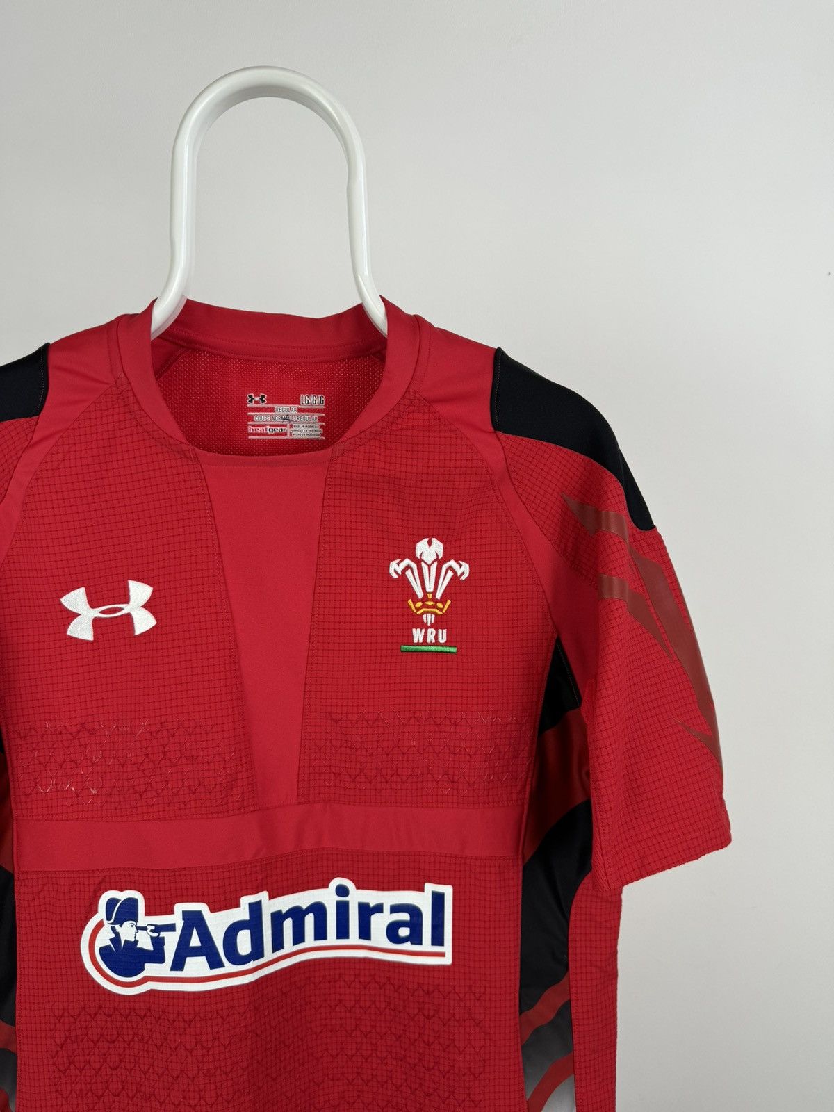 Under Armour Under Armour Wales Rugby Shirt Home WRU Admiral HeatGear Size US L / EU 52-54 / 3 - 2 Thumbnail