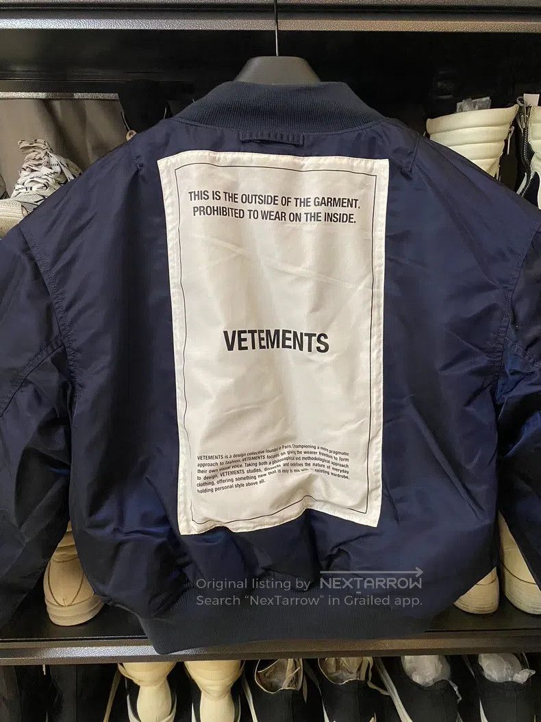 Vetements Vetements Instruction Manual Cotton Jacket Size US S / EU 44-46 / 1 - 5 Thumbnail