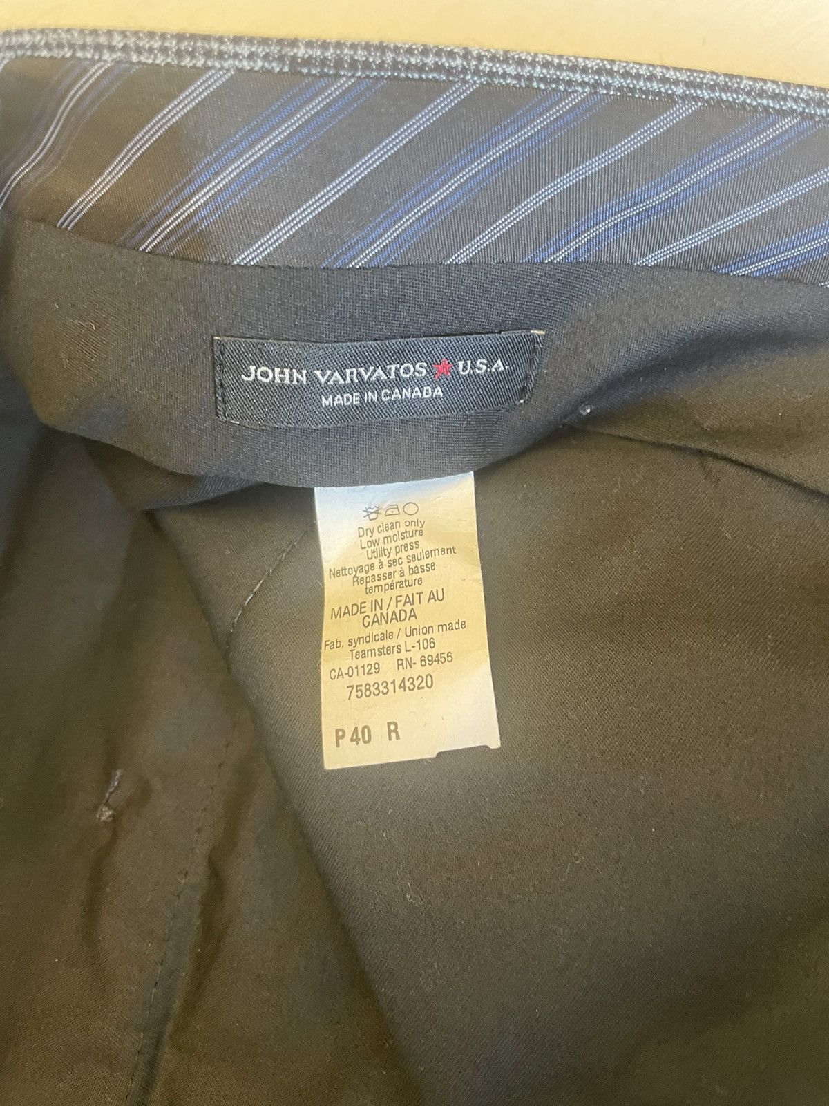 John Varvatos Flat Front Trouser & Matching Waistcoat Size US 40 / EU 56 - 8 Thumbnail