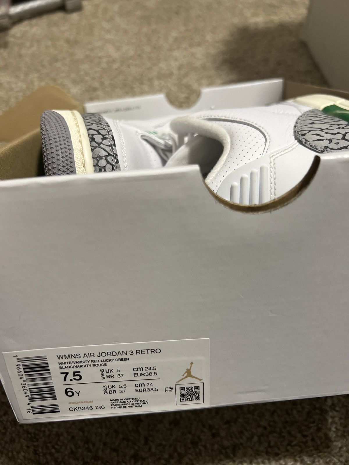 Jordan Brand Air Jordan 3s Size US 7.5 / IT 37.5 - 8 Thumbnail