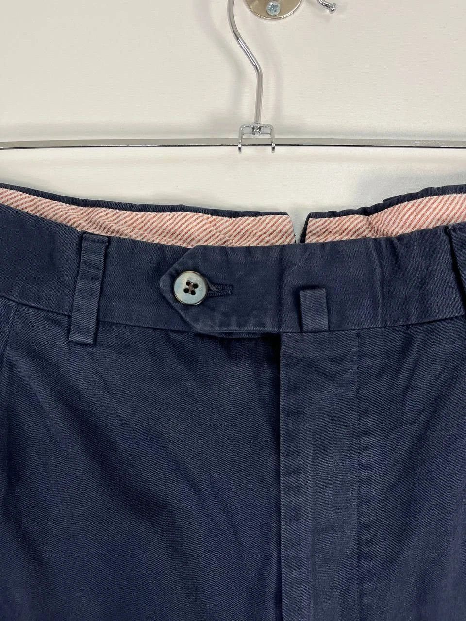Loro Piana Loro Piana Mens Cotton Trousers Navy Made In Italy Size 54 Size US 38 / EU 54 - 2 Thumbnail