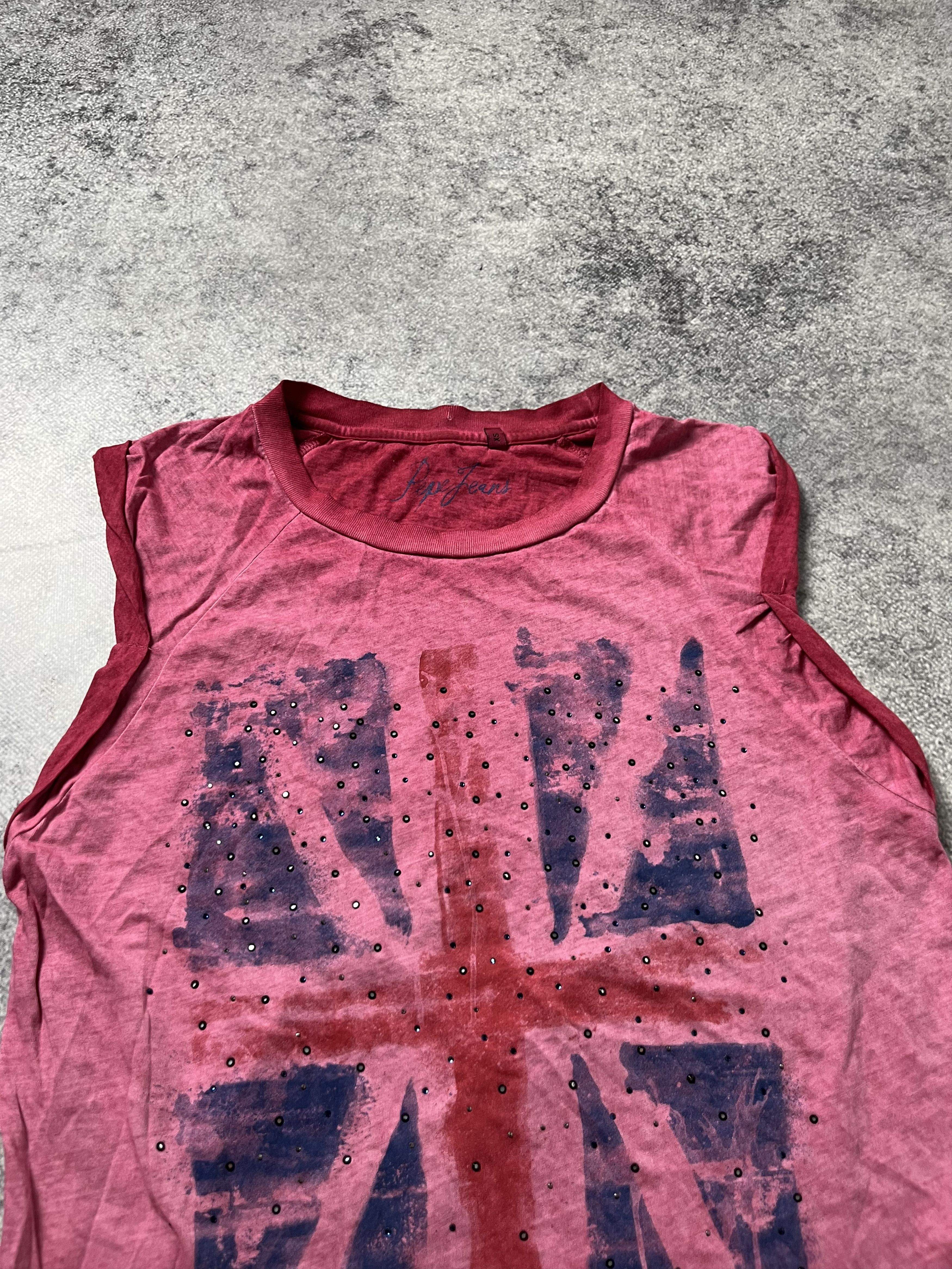 Hysteric Glamour 🔥00's British Flag John Galliano Vibe Washed Tank Top Size M / US 6-8 / IT 42-44 - 5 Thumbnail