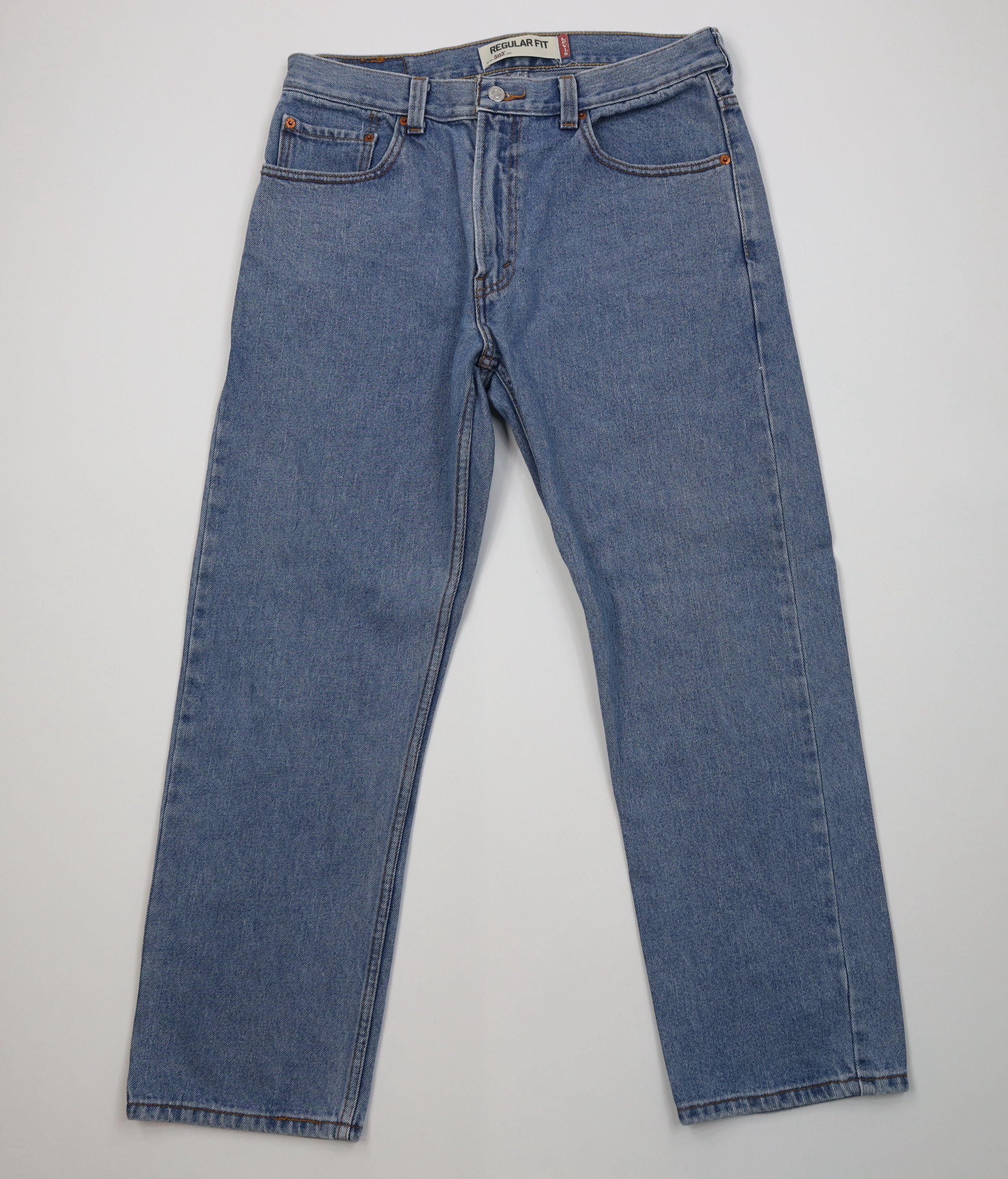 Levi's Vintage Y2K Levis 505 Regular Straight Leg Denim Jeans Blue Size US 34 / EU 50 - 1 Thumbnail