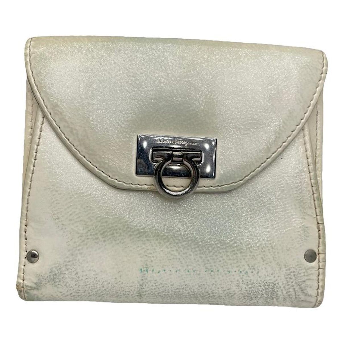 Salvatore Ferragamo White Patent Leather Small Bag Size ONE SIZE - 1 Thumbnail