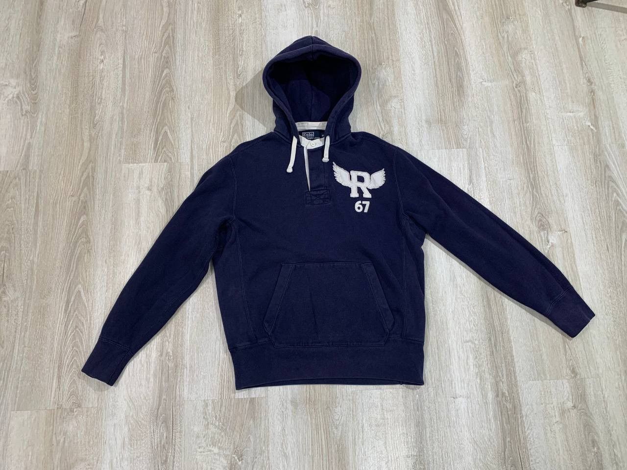 Vintage Mens vintage hoodie Polo Ralph Lauren Size M Size US M / EU 48-50 / 2 - 1 Thumbnail