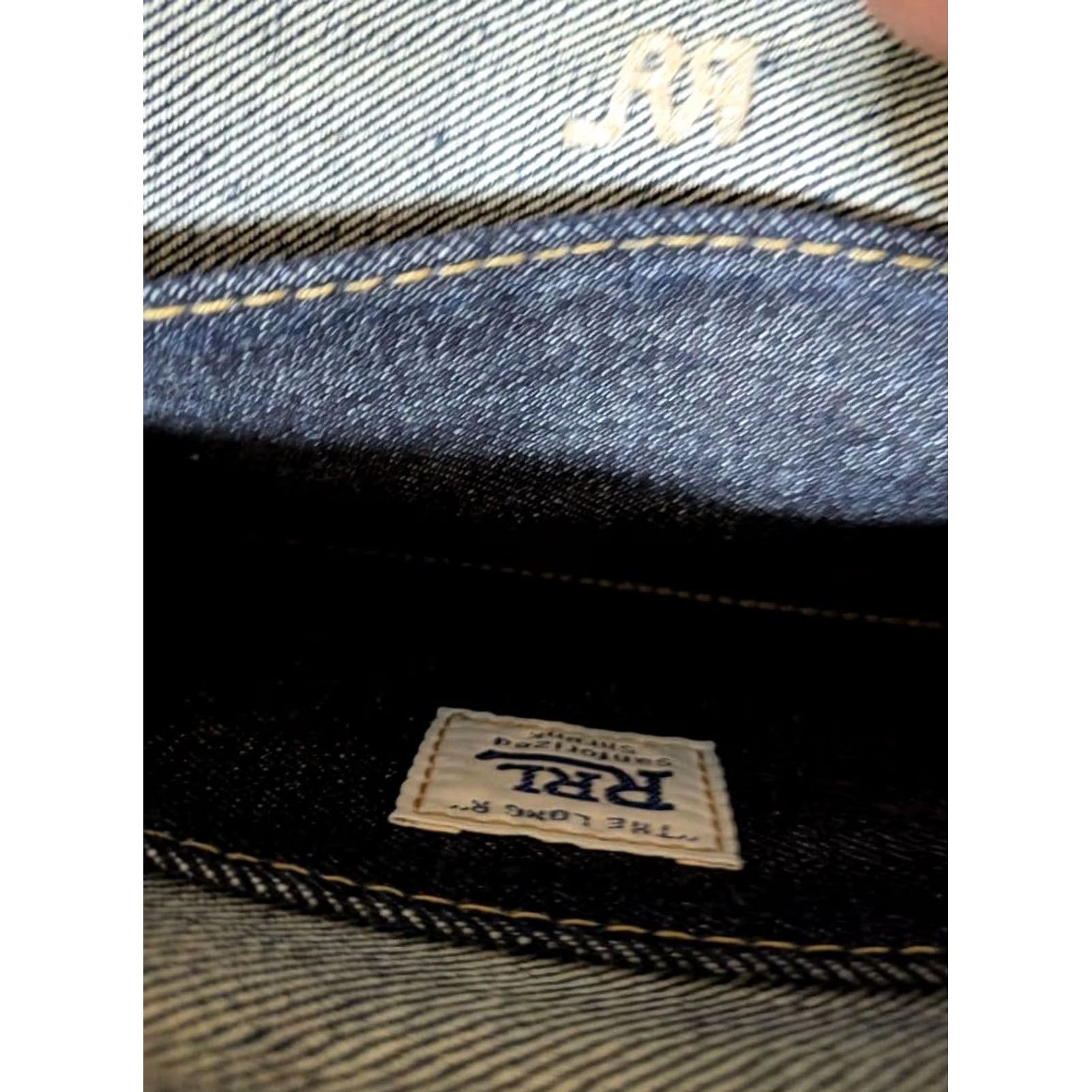 Ralph Lauren RRL Ralph Lauren Denim Wallet Pouch Zip Embroided Logo Pre-owned Size ONE SIZE - 5 Thumbnail