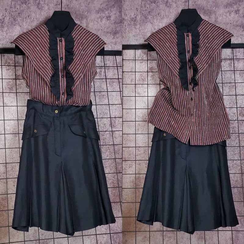 Dior Dior Summer Black Striped Cotton T-Shirt 0089 Size S / US 4 / IT 40 - 1 Thumbnail