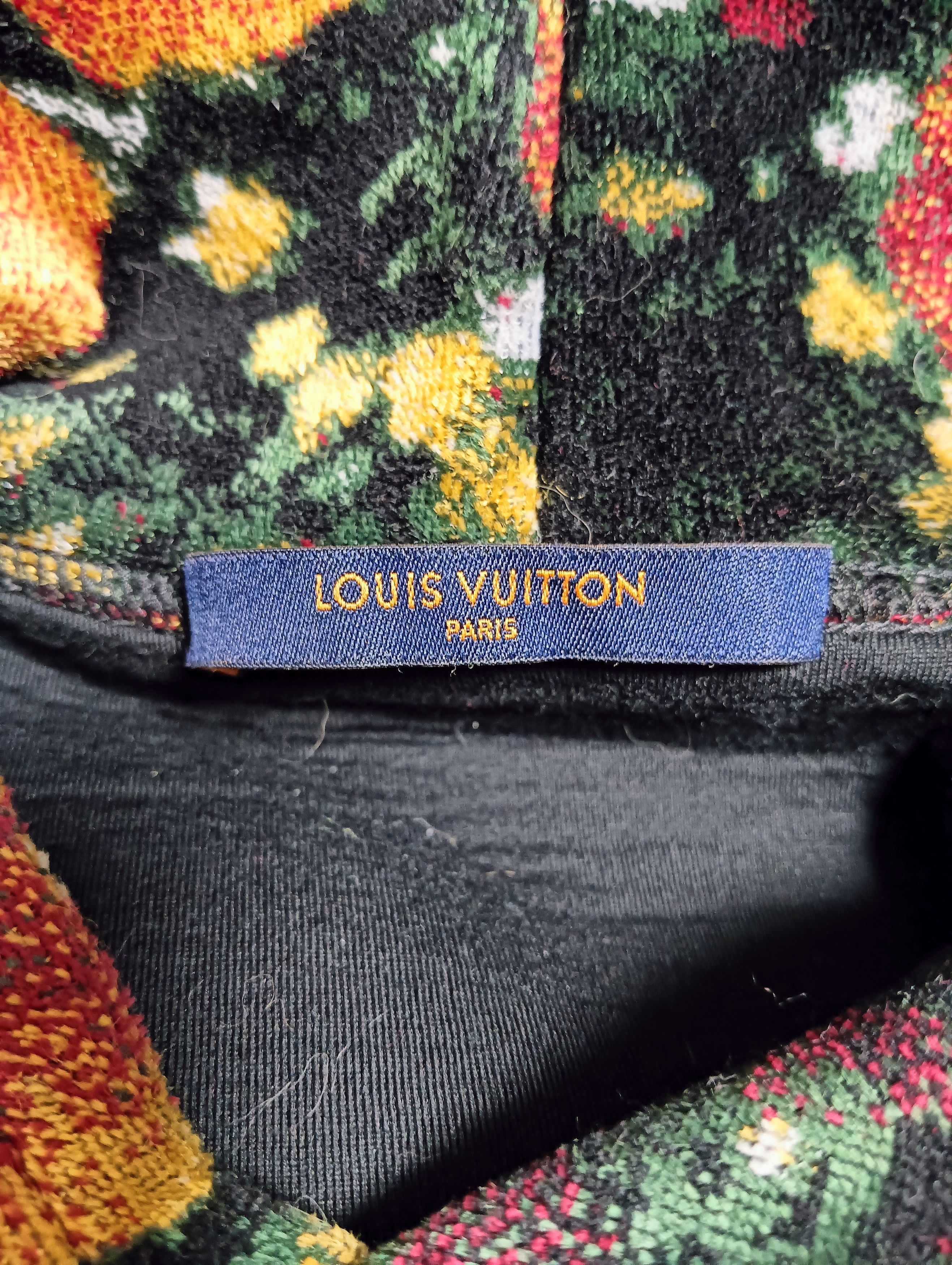 Louis Vuitton 'Poppies' Velour Hoodie Size US L / EU 52-54 / 3 - 4 Thumbnail