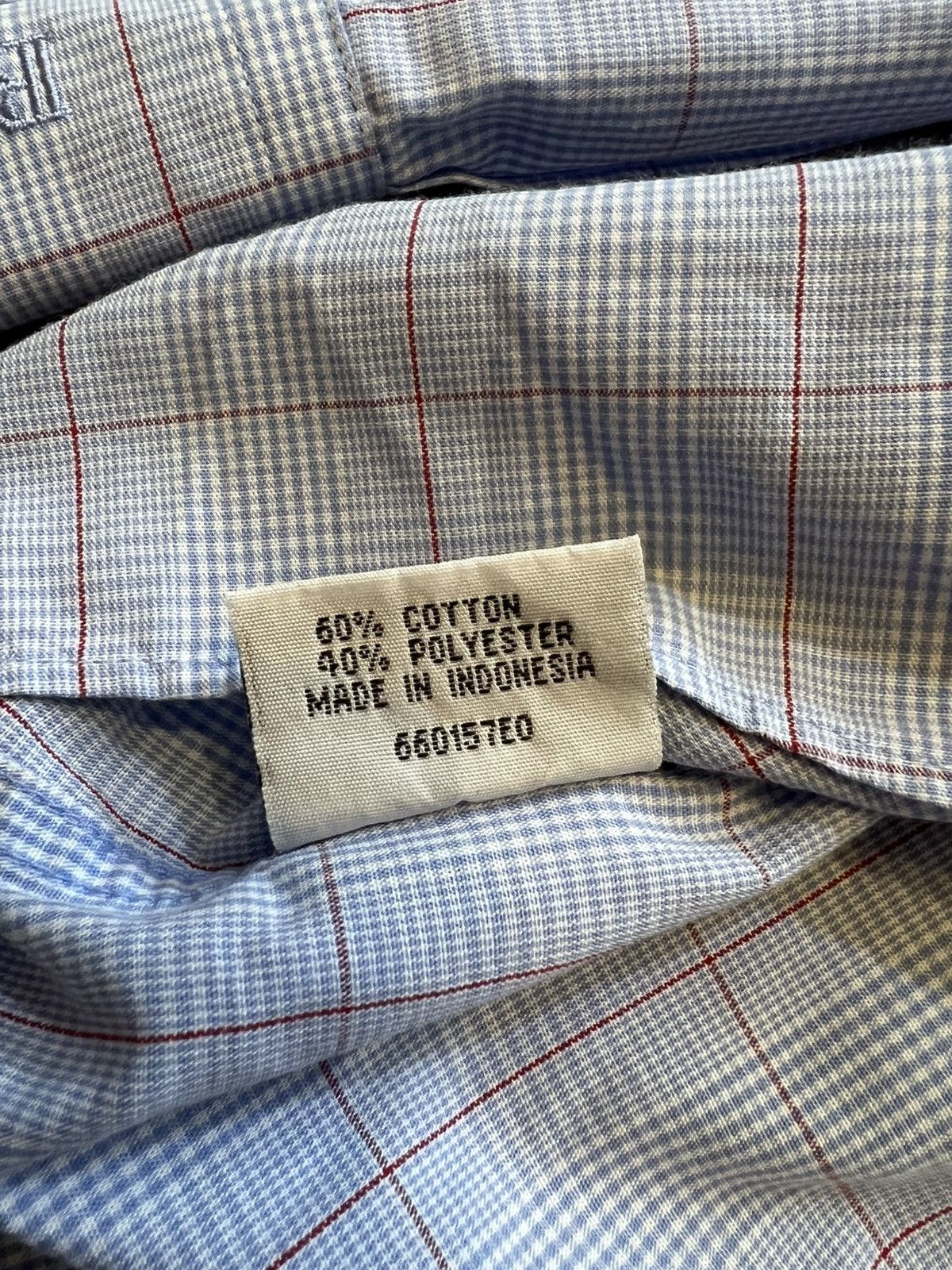 Balmain Vintage Balmain Paris White Blue Pattern Shirt France Luxury Size US L / EU 52-54 / 3 - 8 Thumbnail