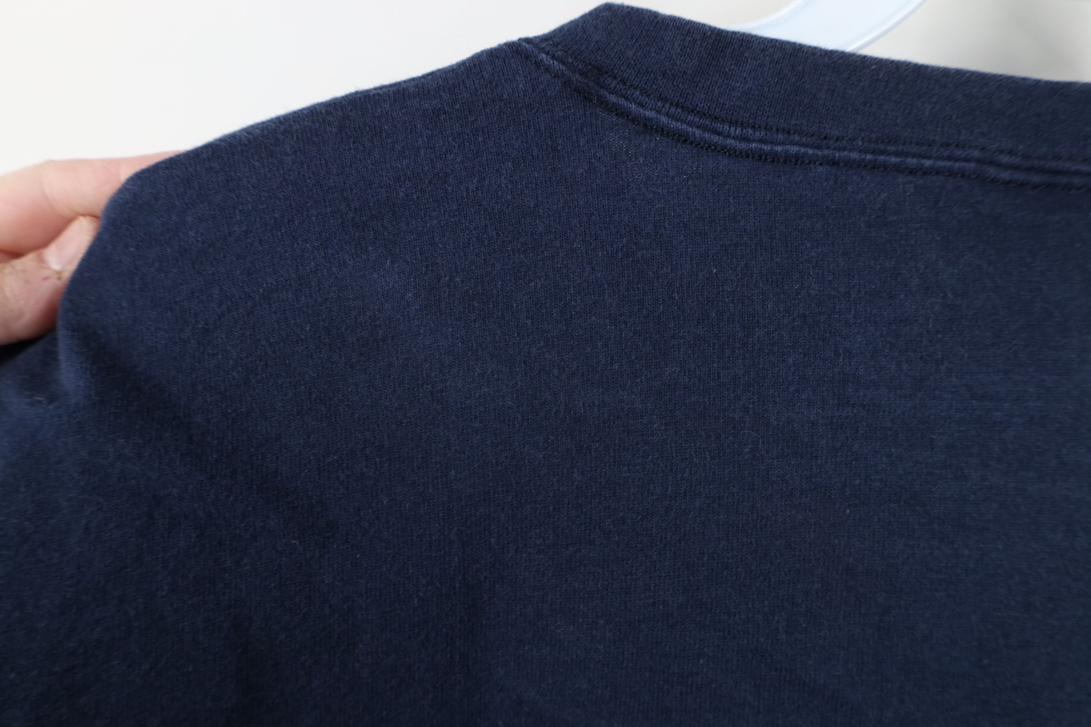 Vintage Vintage 90s Streetwear Heavy Blank Cotton T-Shirt Blue USA Size US M / EU 48-50 / 2 - 9 Thumbnail