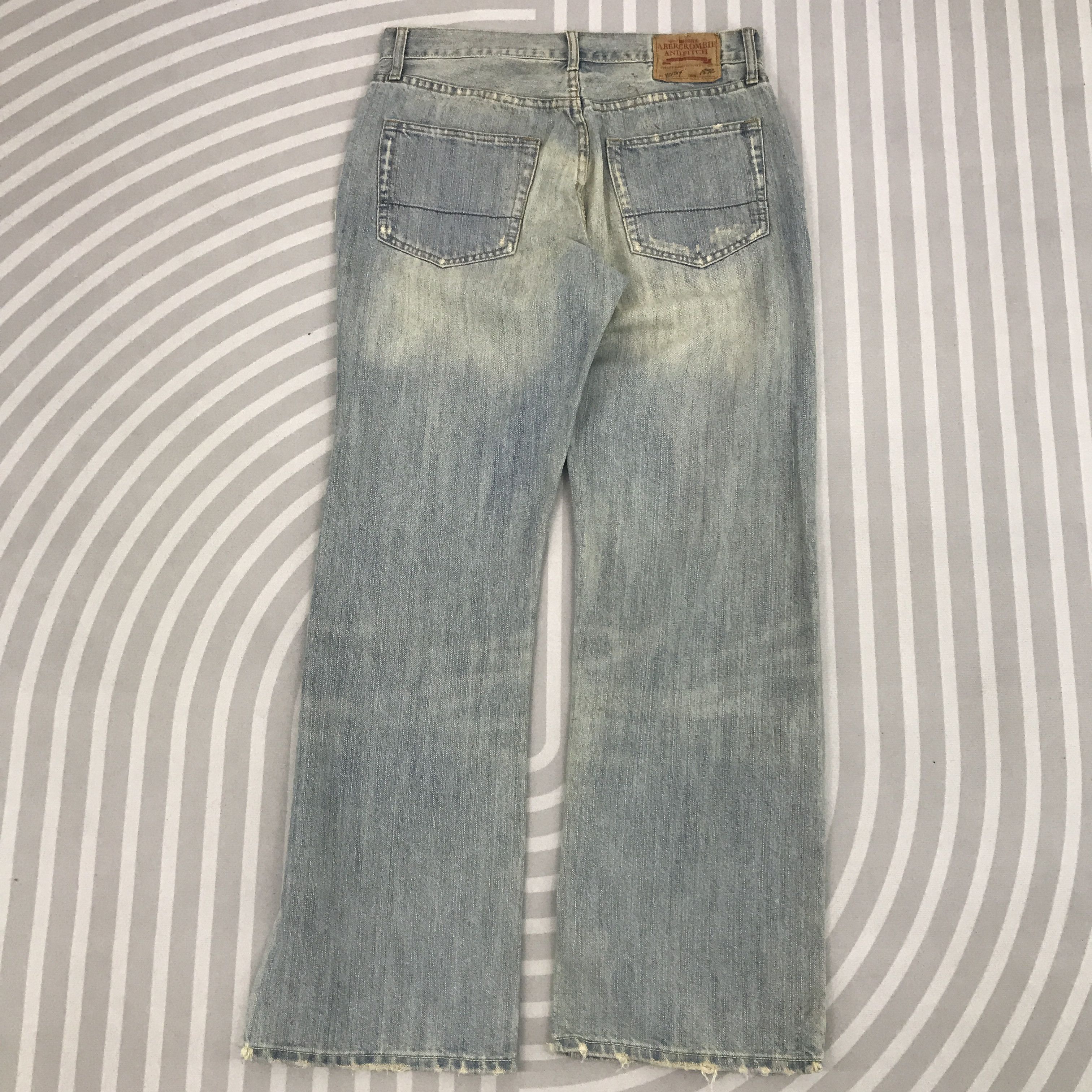 Abercrombie & Fitch × Japanese Brand × Vintage Baggy denim Abercrombie & Fitch Distressed Pants Size US 32 / EU 48 - 5 Thumbnail