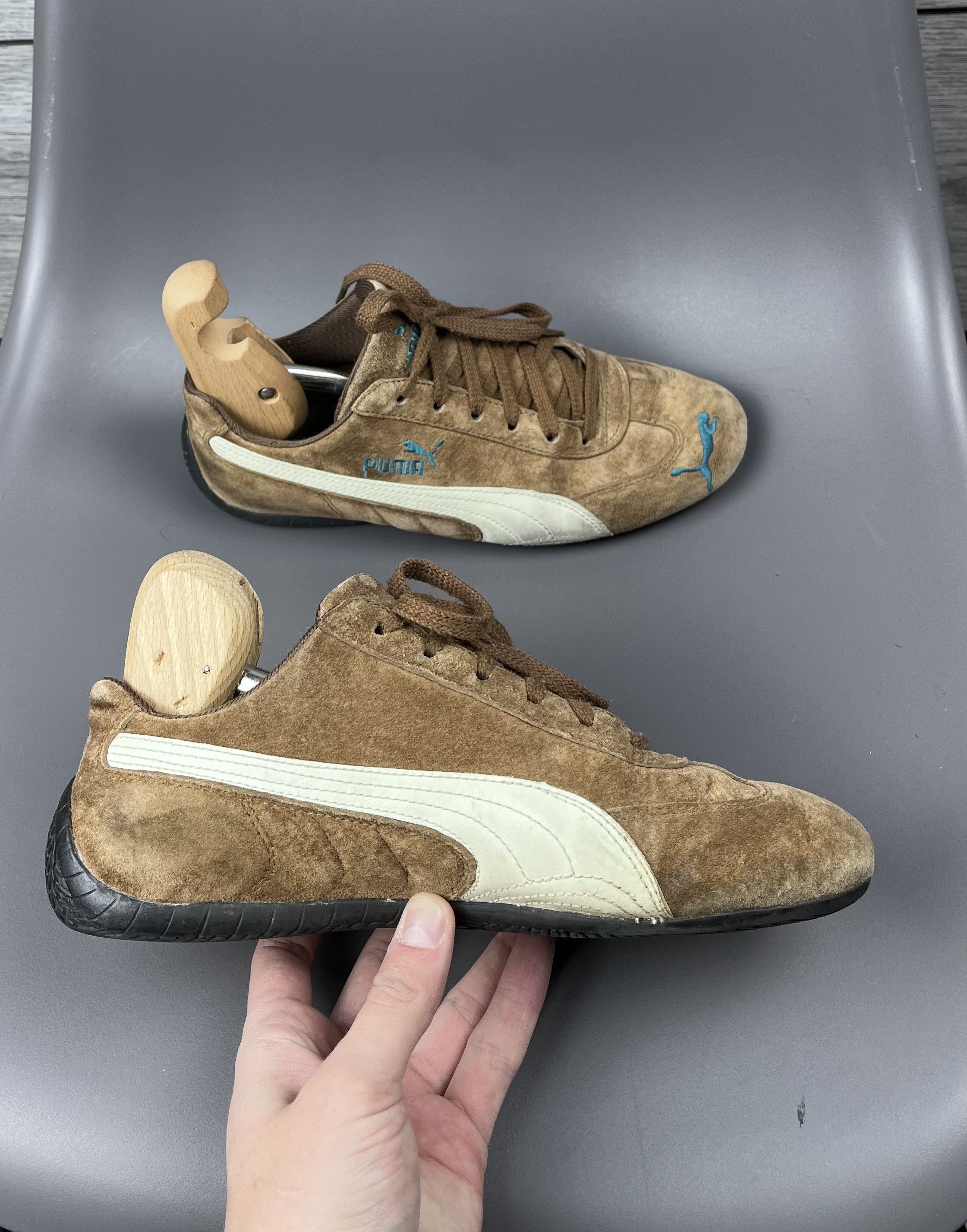 Puma Vintage women sneakers Puma SpeedCat light brown size 38 Size US 5.5 / EU 38 - 4 Thumbnail