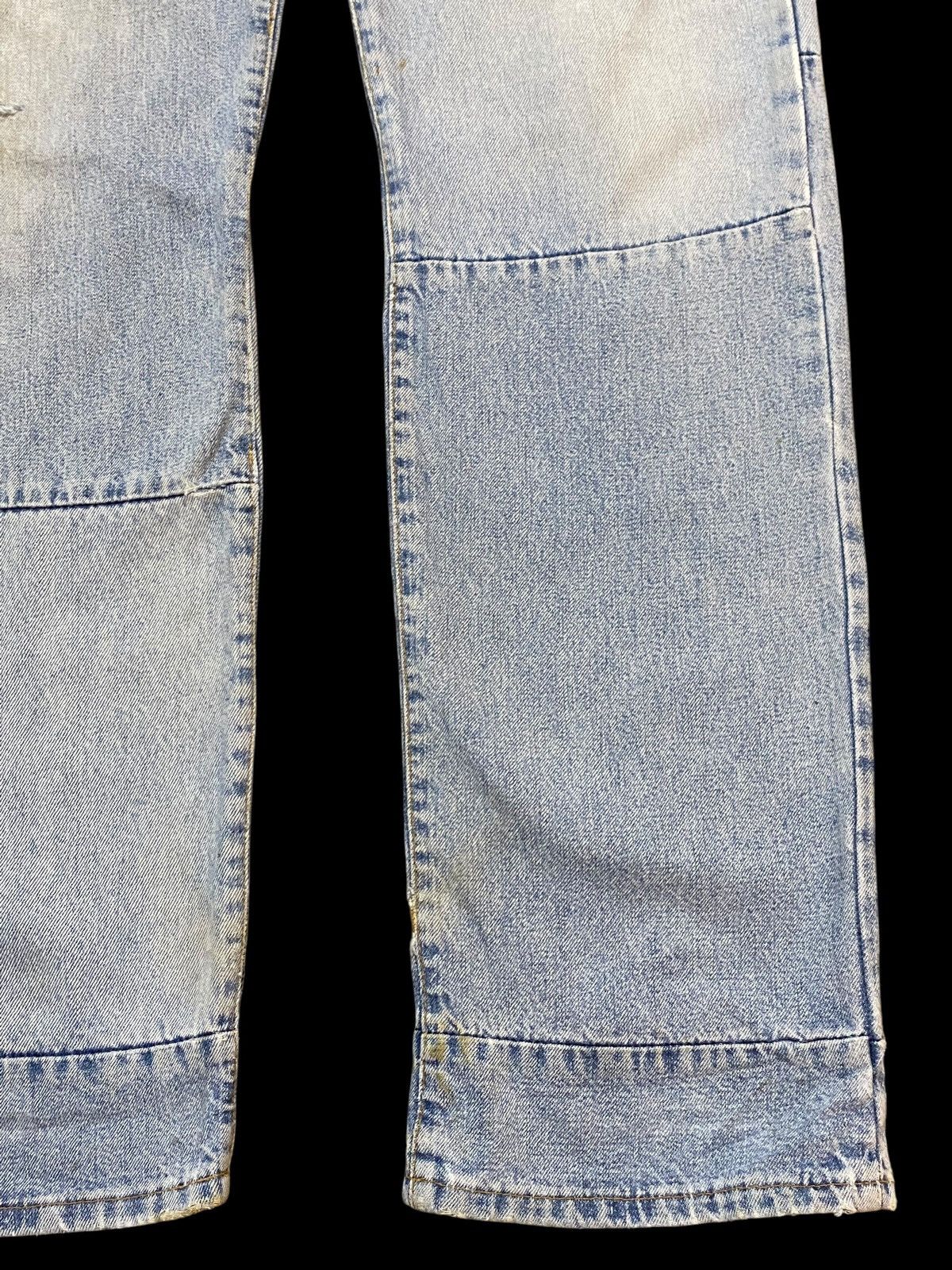 Mason's Vintage Masons by Silver Stone Faded Wash Distressed Jeans Size US 30 / EU 46 - 8 Thumbnail