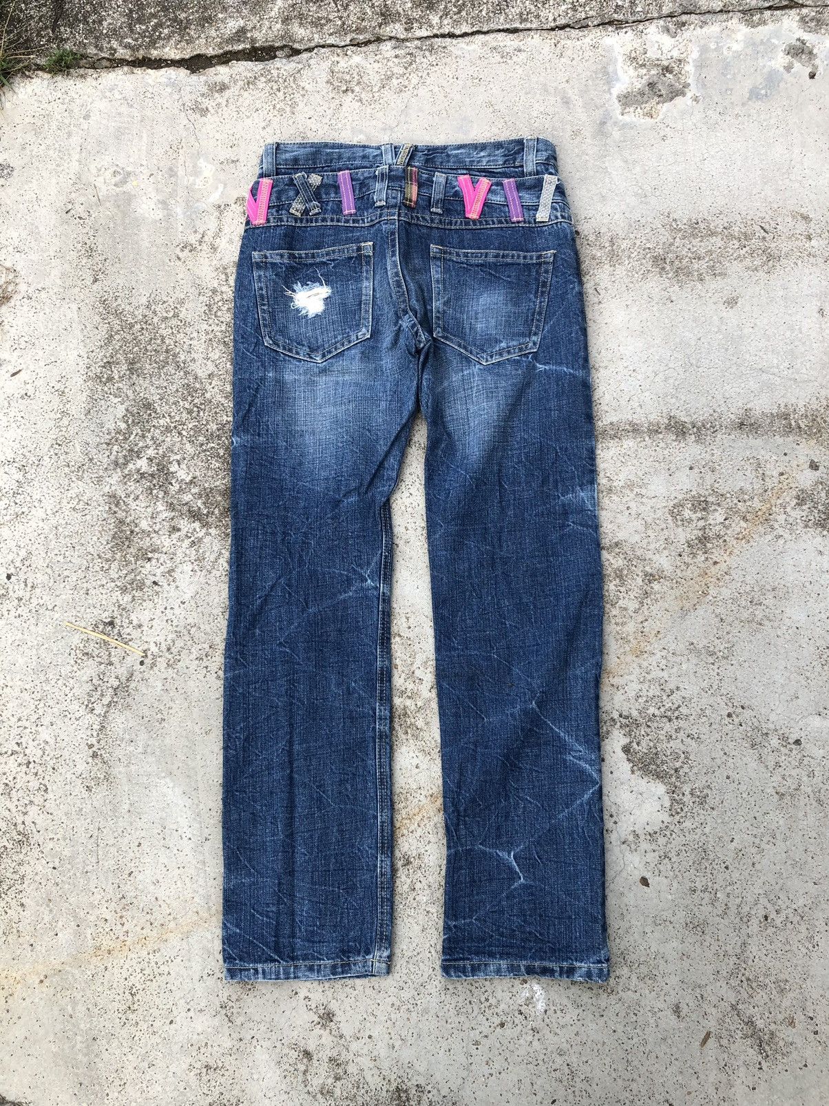Japanese Brand COLZA DOUBLE WAIST DENIM Size US 30 / EU 46 - 7 Thumbnail