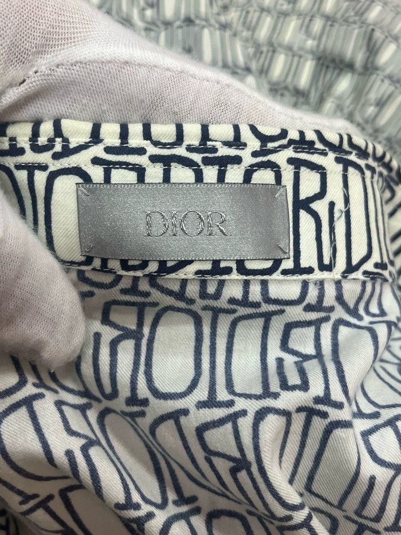 Dior Dior Size43 Full logo letter printed shirt Size US S / EU 44-46 / 1 - 3 Thumbnail