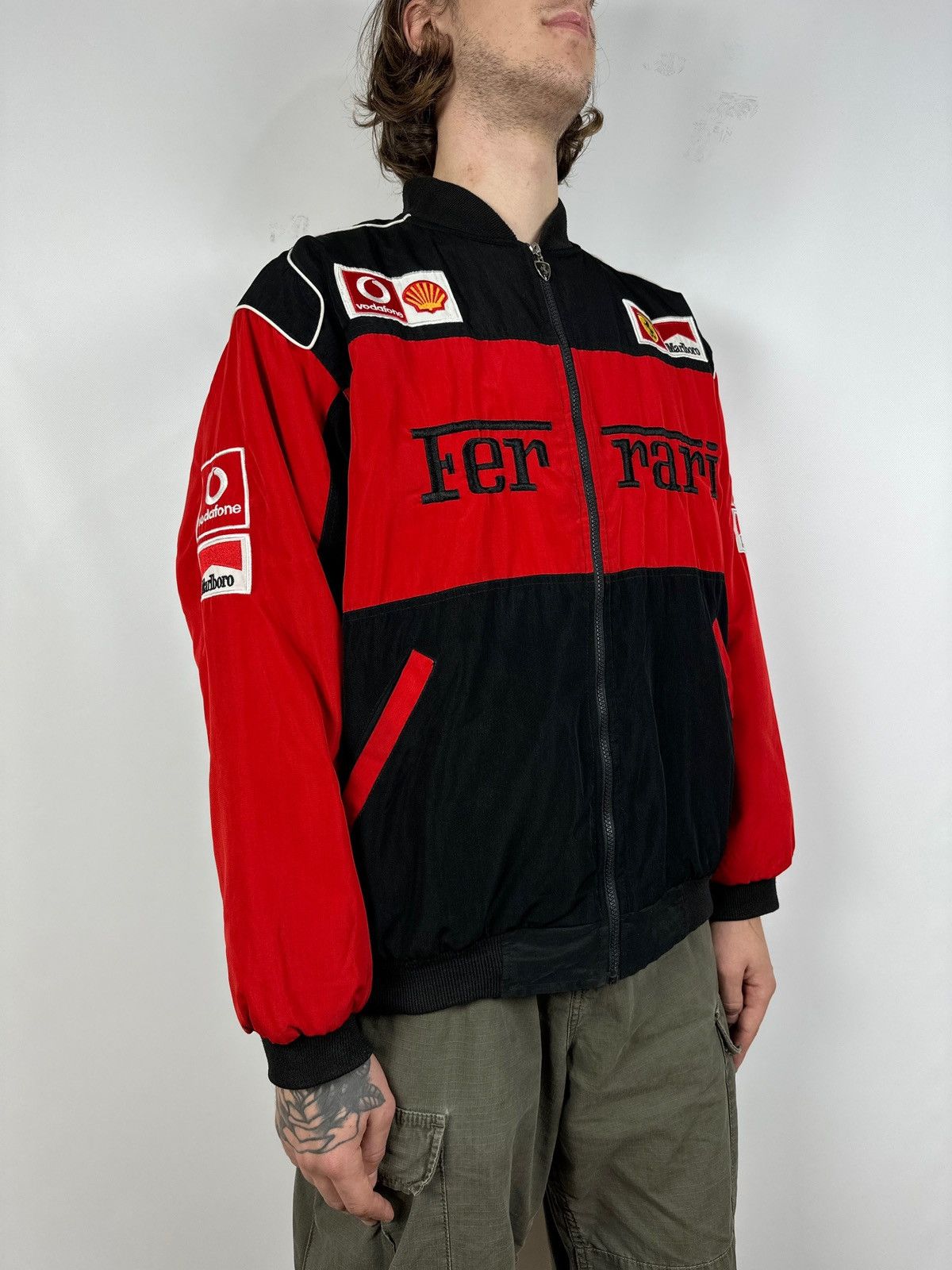 Ferrari Vintage Ferrari Michael Schumacher F1 Marlboro Racing Jacket Size US XL / EU 56 / 4 - 4 Thumbnail