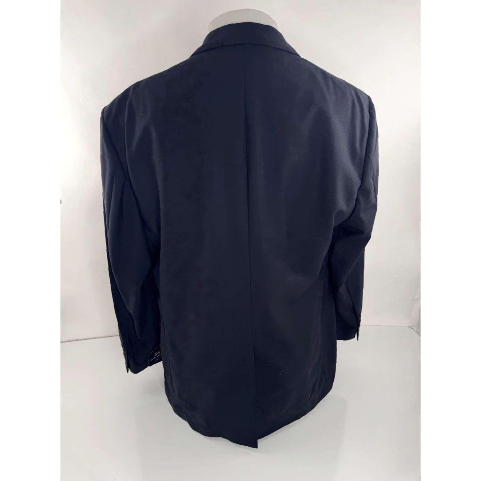 Brooks Brothers BROOKS BROTHERS Blazer - Wool Blend Stretch - 44S - Wool Blazer Jacket - Blackish Very Dark Blue - Men - Short Length - Tags New Size 44R - 3 Thumbnail