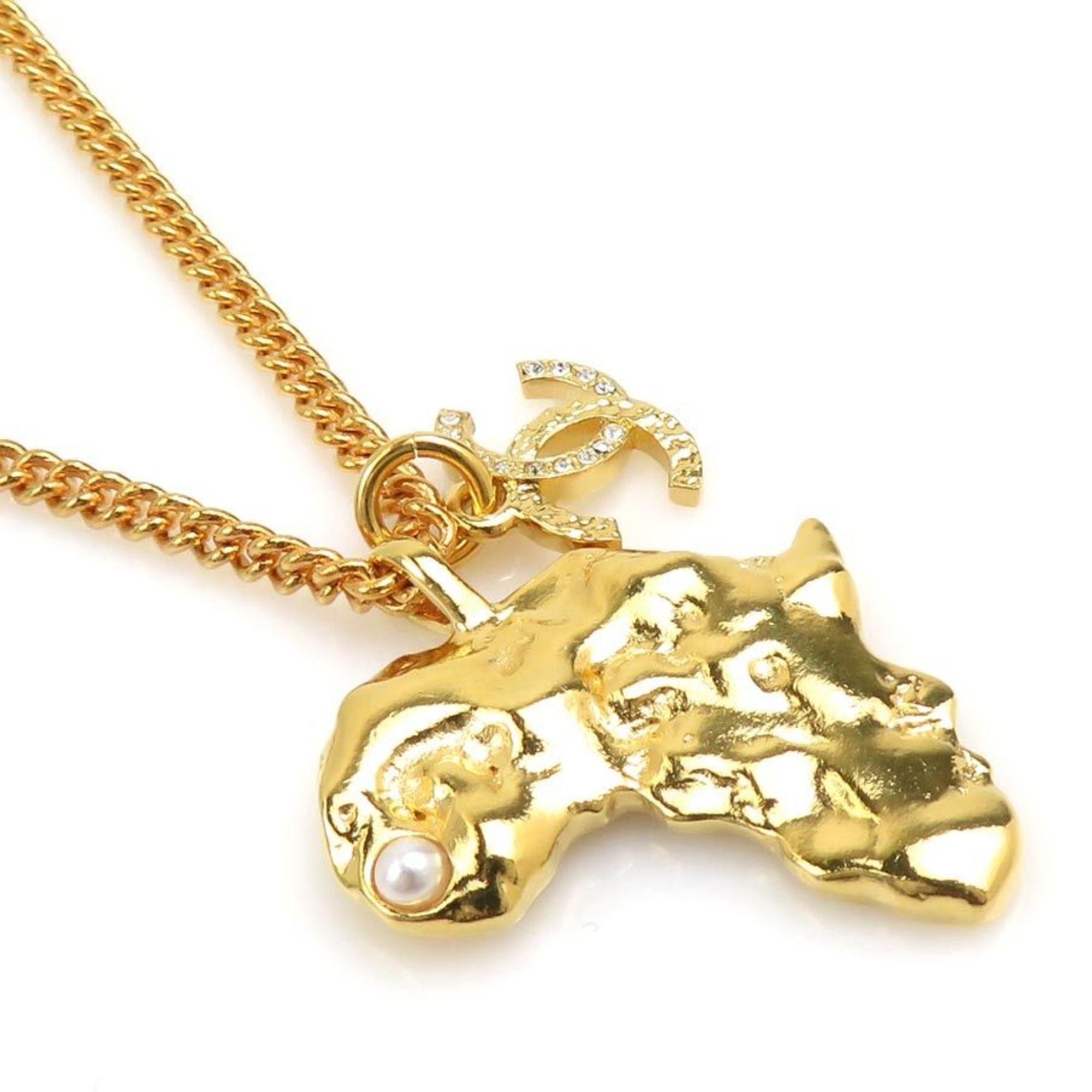Chanel CHANEL Necklace Metal Gold Women's h31841a Size ONE SIZE - 1 Thumbnail