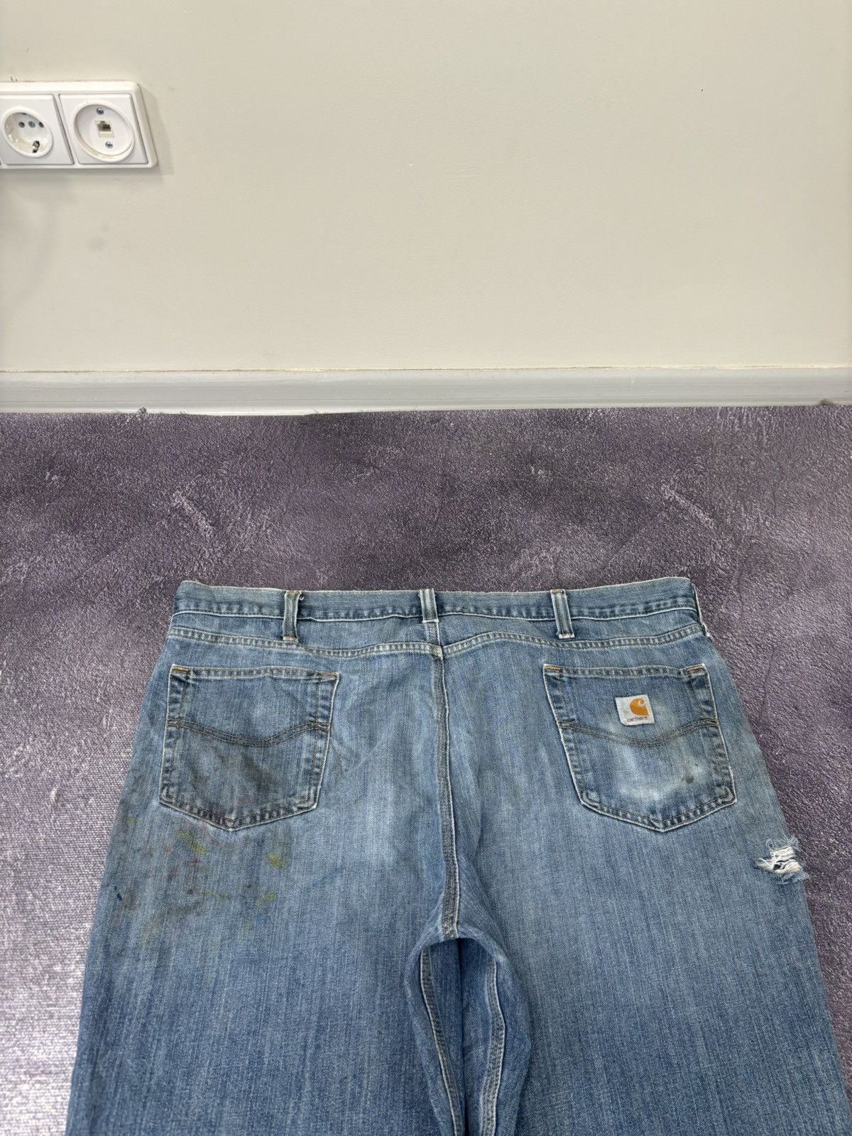 Carhartt Vintage Carhartt Y2K Work USA Hype Denim Baggy Jeans Size US 44 / EU 60 - 7 Thumbnail