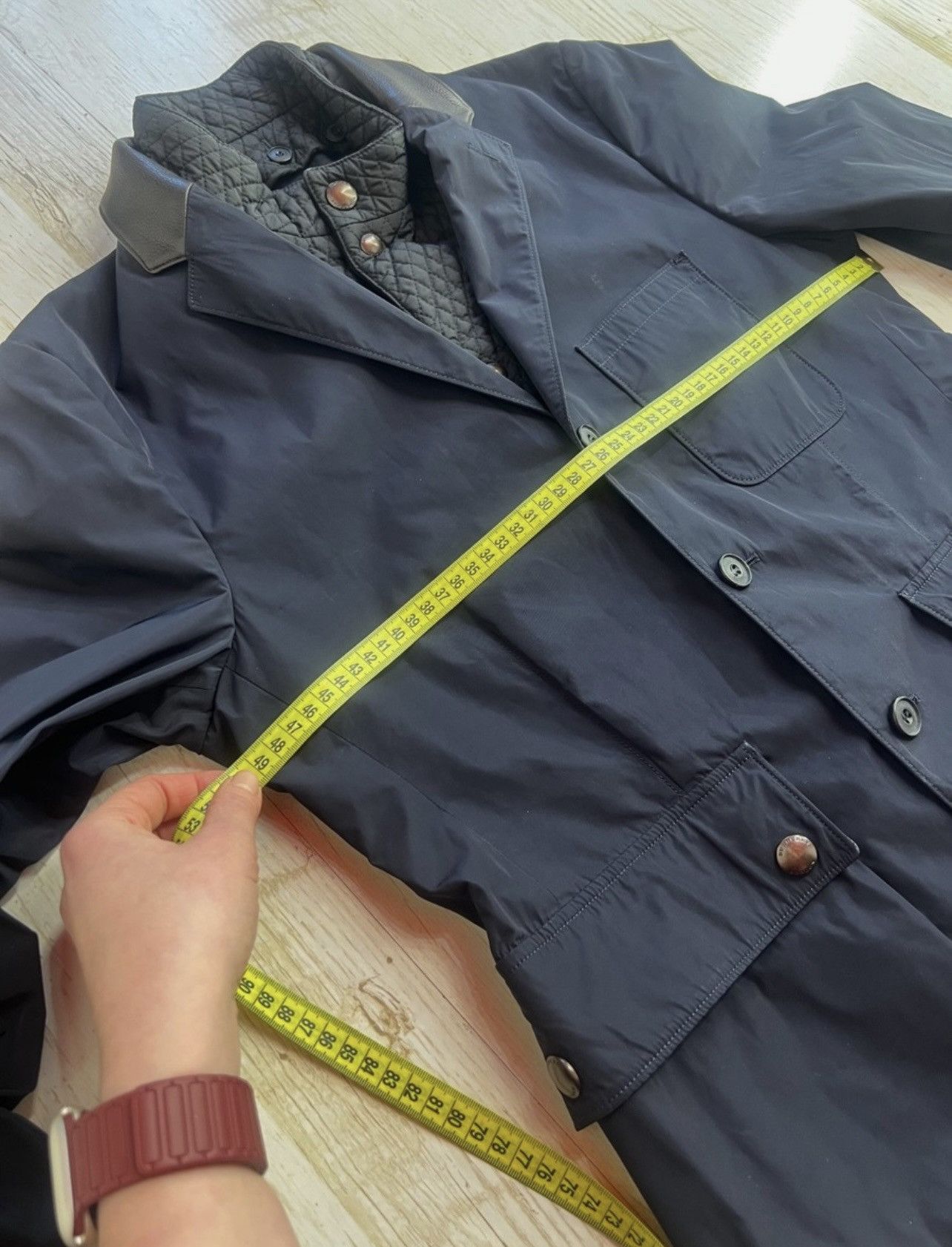 Burberry Burberry Lightweight Jacket Blazer Navy Removable Liner Size US S / EU 44-46 / 1 - 19 Thumbnail
