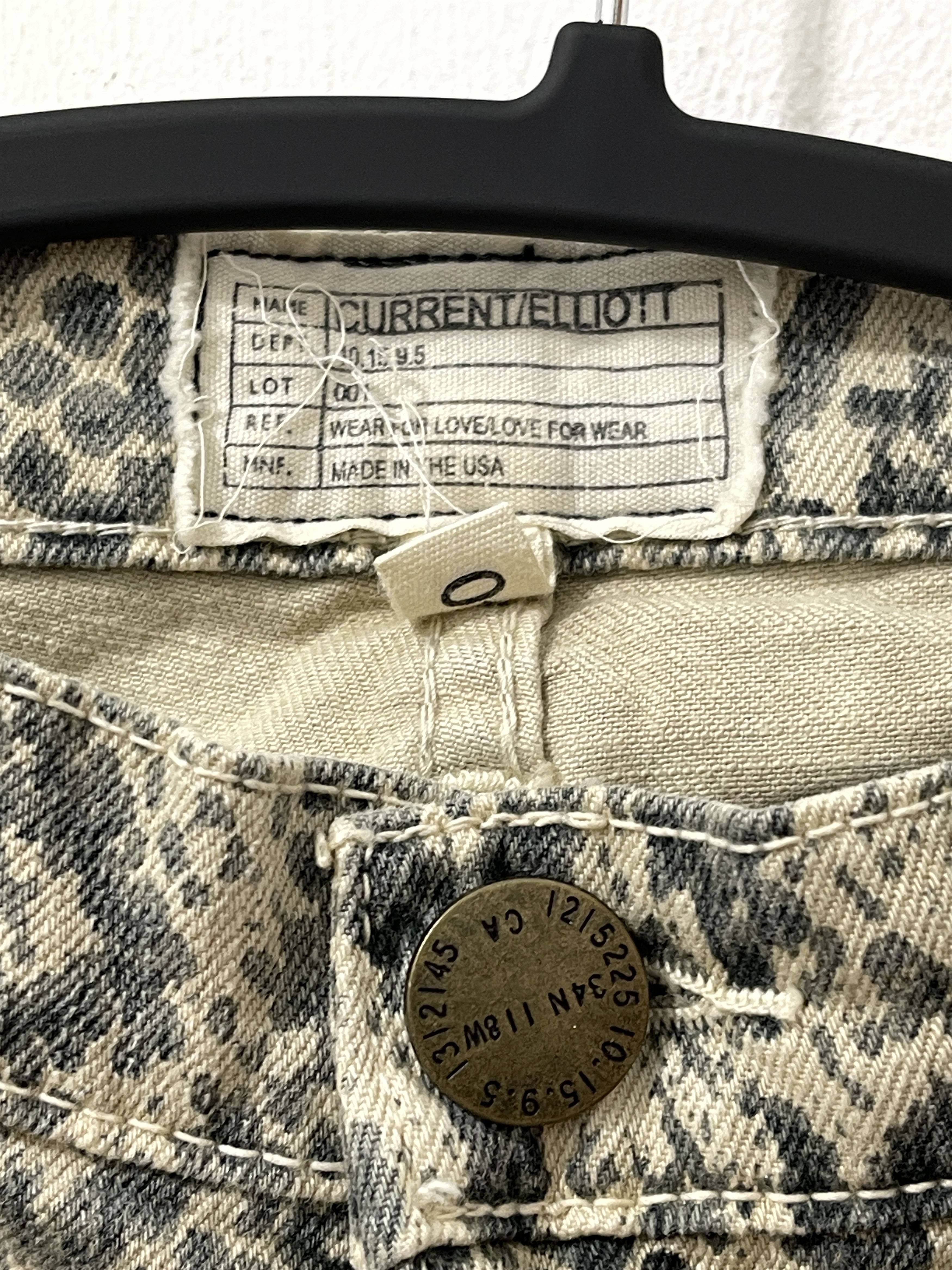 Current/Elliot Current/Elliot Archive Designer Snakeskin Pants Size US 27 - 3 Thumbnail