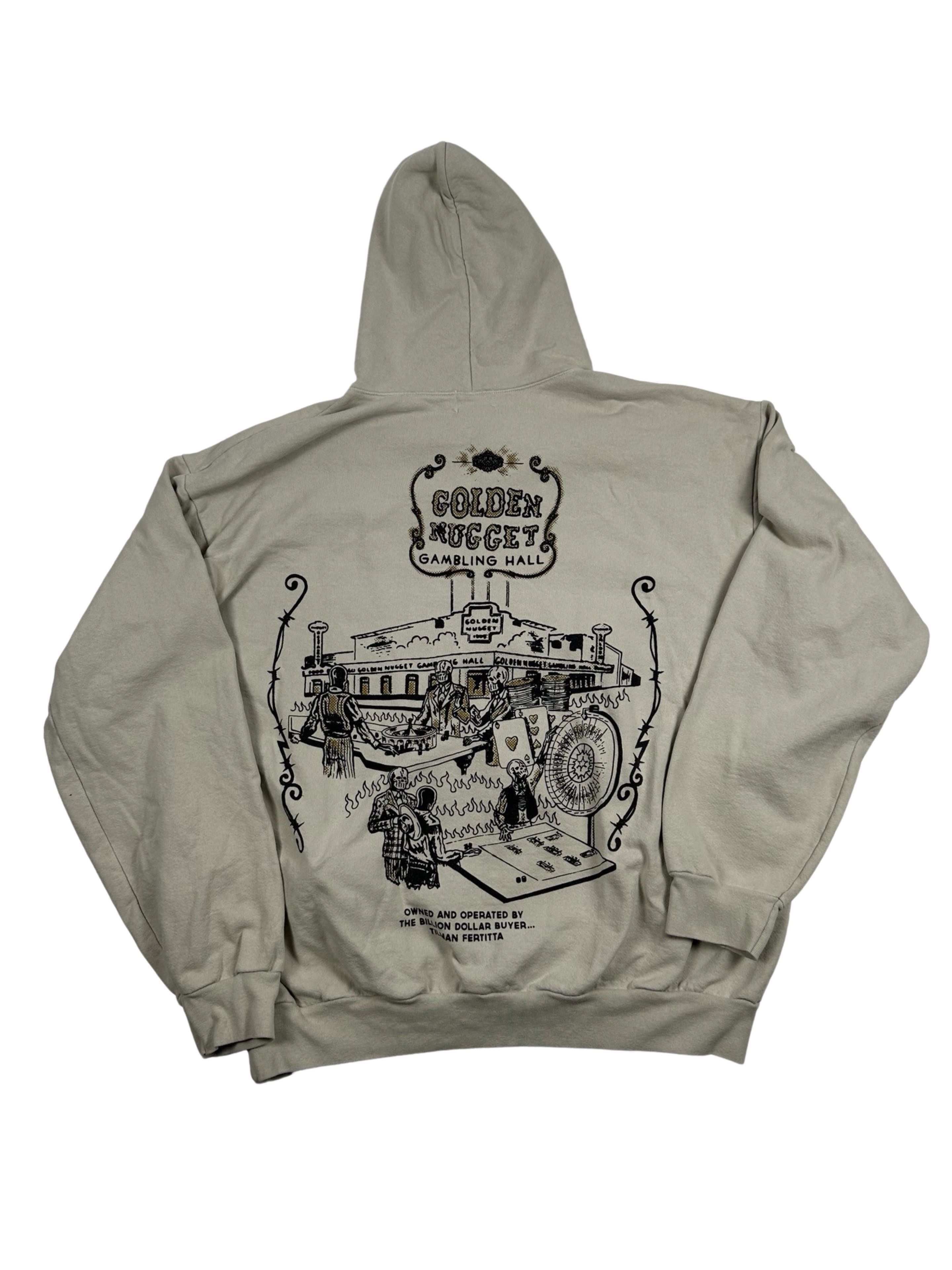 image of Warren Lotas Golden Nugget Hoodie in Grey, Men's (Size XL)