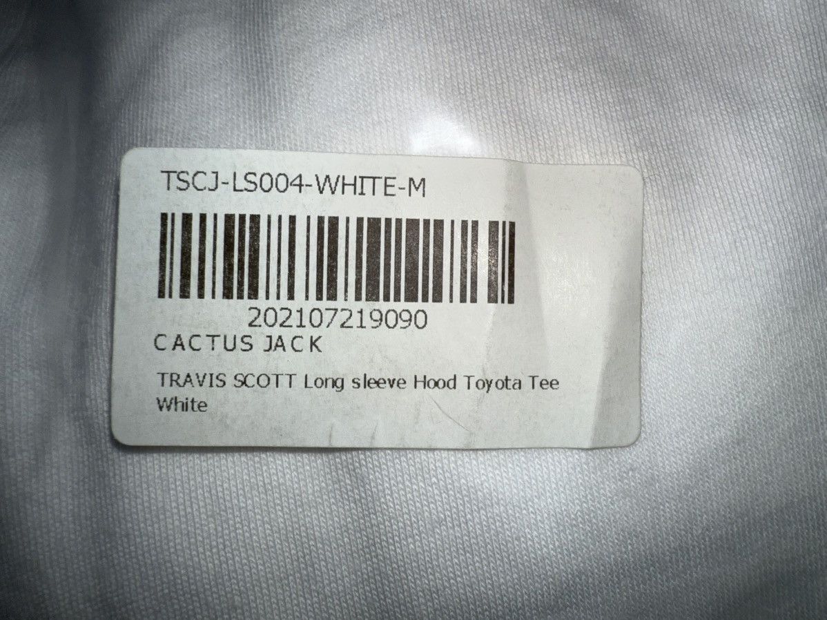 Travis Scott NEW Travis Scott l/s long sleeve tee tshirt! Hood Toyota DS! Size US M / EU 48-50 / 2 - 4 Thumbnail