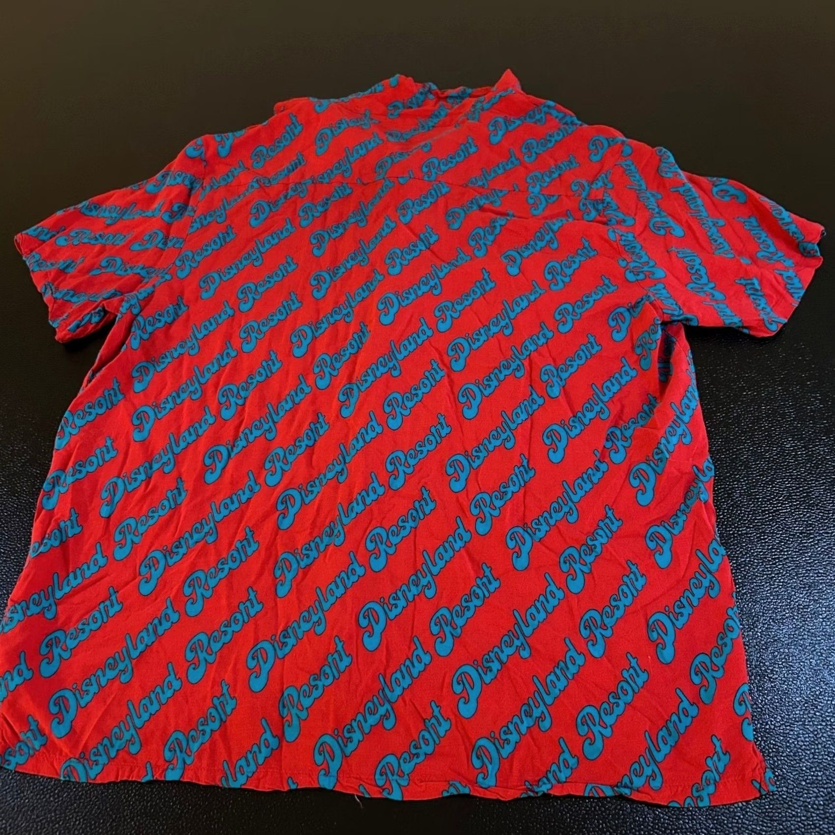 Disney Disney Parks Disneyland Resort Shirt Mens Large Red Blue Rayon Button Up Size US L / EU 52-54 / 3 - 3 Thumbnail