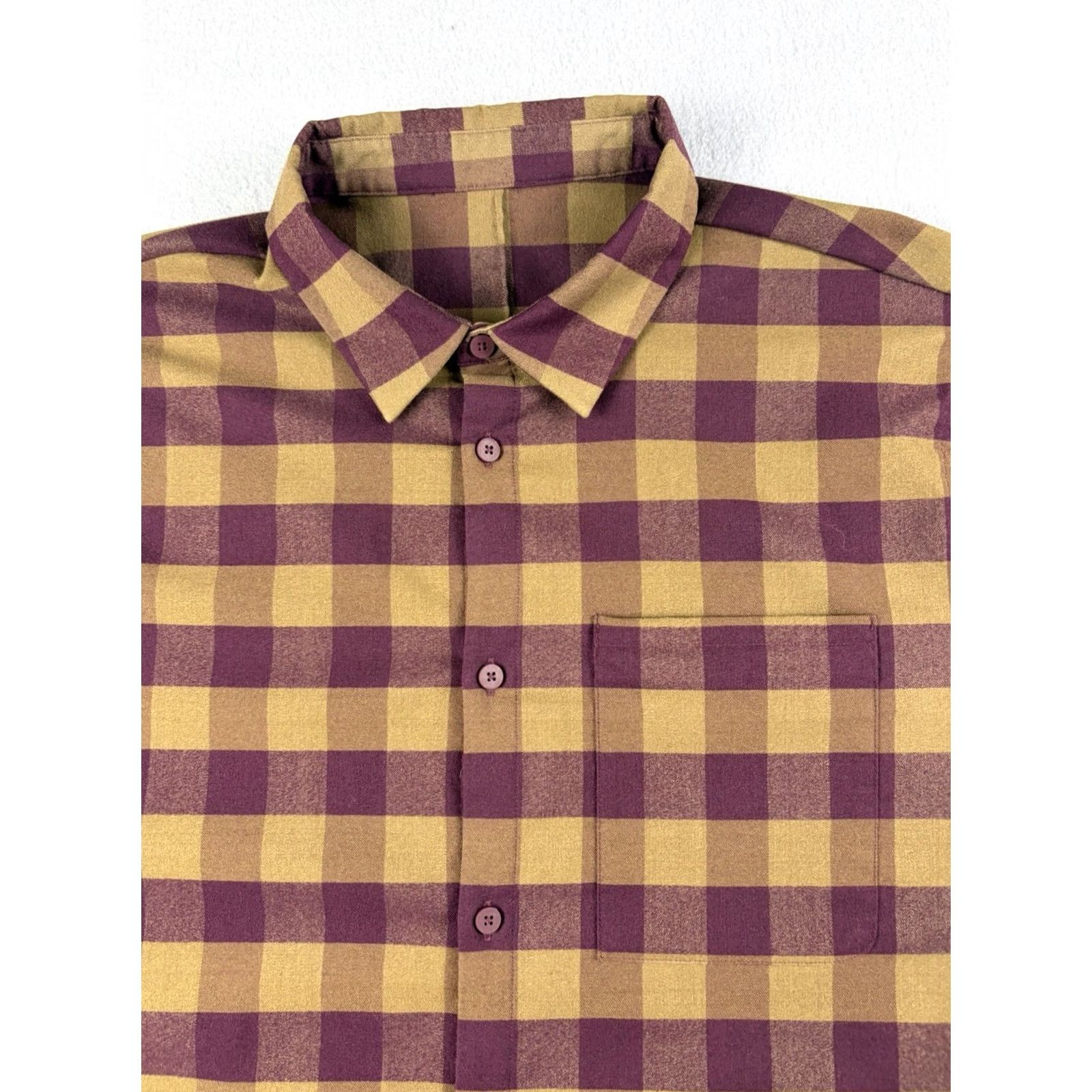 Lululemon Lululemon Shirt Mens XL Green Plaid Button-Up Long Sleeve Shirt # Commission Size US XL / EU 56 / 4 - 2 Thumbnail