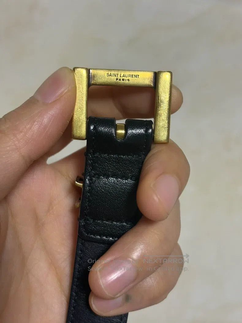 Saint Laurent Paris Saint Laurent Paris size 70 Black belt Size ONE SIZE - 5 Thumbnail