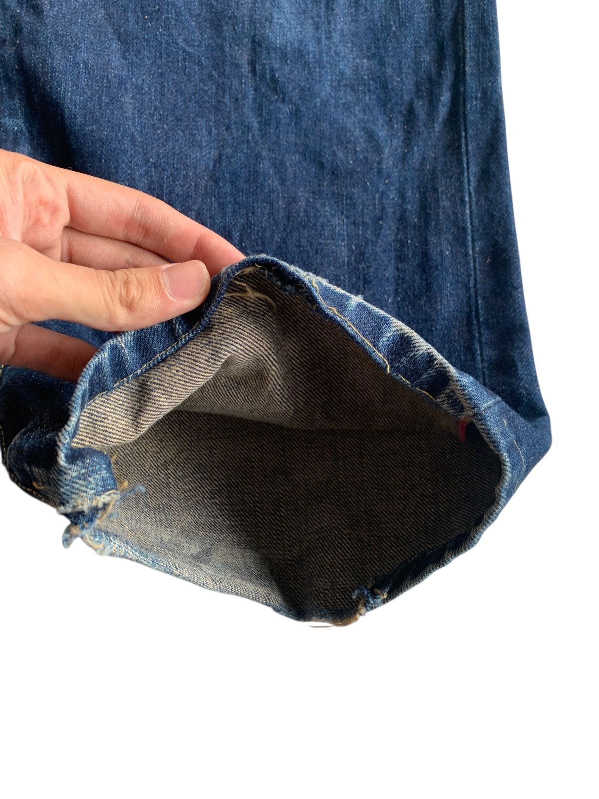 Kapital VINTAGE HOLLYWOOD RANCH MARKET SELVEDGE DISTRESSED DENIM Size US 32 / EU 48 - 18 Thumbnail
