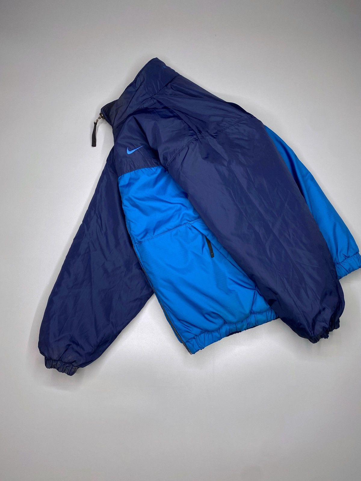 Nike Vintage 90’s Nike Y2k Nylon Reversible Puffer Down Jacket Size US S / EU 44-46 / 1 - 1 Thumbnail