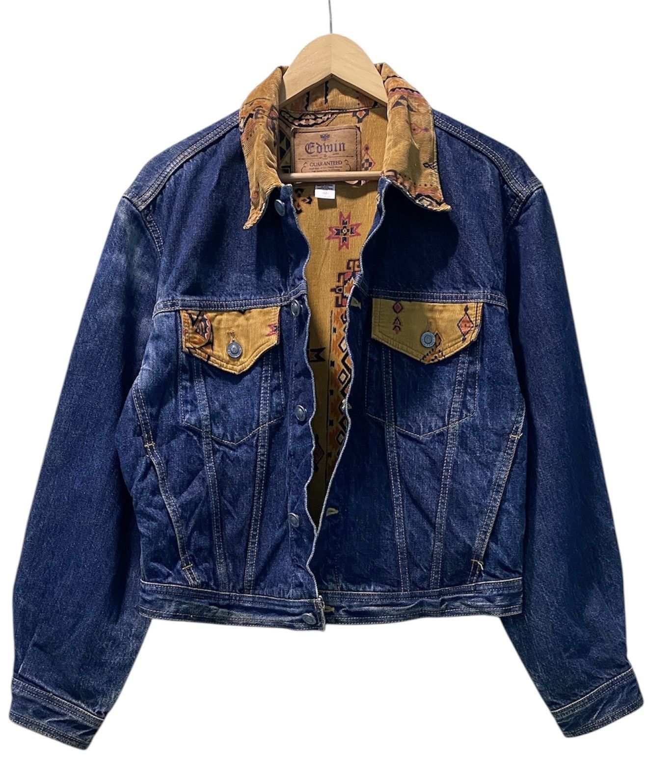 Edwin Vintage Edwin Native Trucker Denim Jacket Size US M / EU 48-50 / 2 - 3 Thumbnail