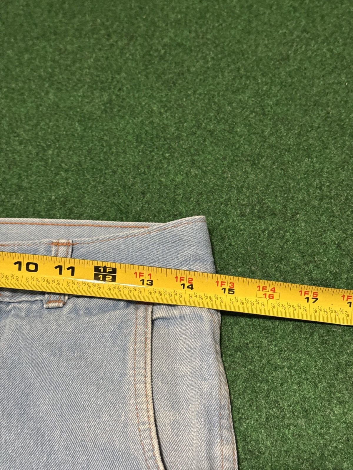 Vintage Vtg 70s Brittania Ultra Flare Bell Bottom Hippie 29x28 Jeans Size 29" - 5 Thumbnail